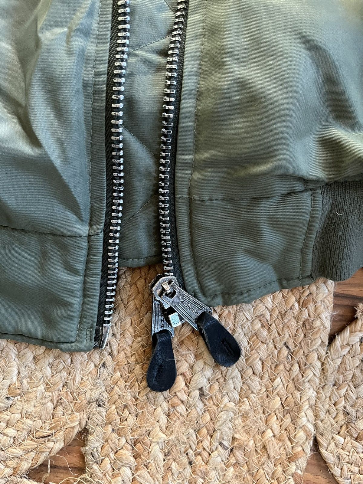 Japanese Brand × Vintage 90s alpha 🪖ma-1 bomber flight ma1 ideal cwu-45 flyers Size US XL / EU 56 / 4 - 3 Thumbnail