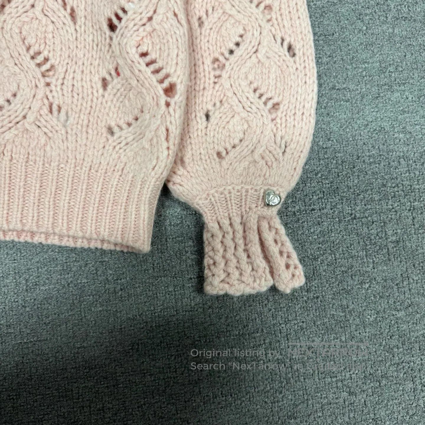 Chanel Chanel size 34 Lotus leaf collar edge Cashmere knit top| Size S / US 4 / IT 40 - 5 Thumbnail