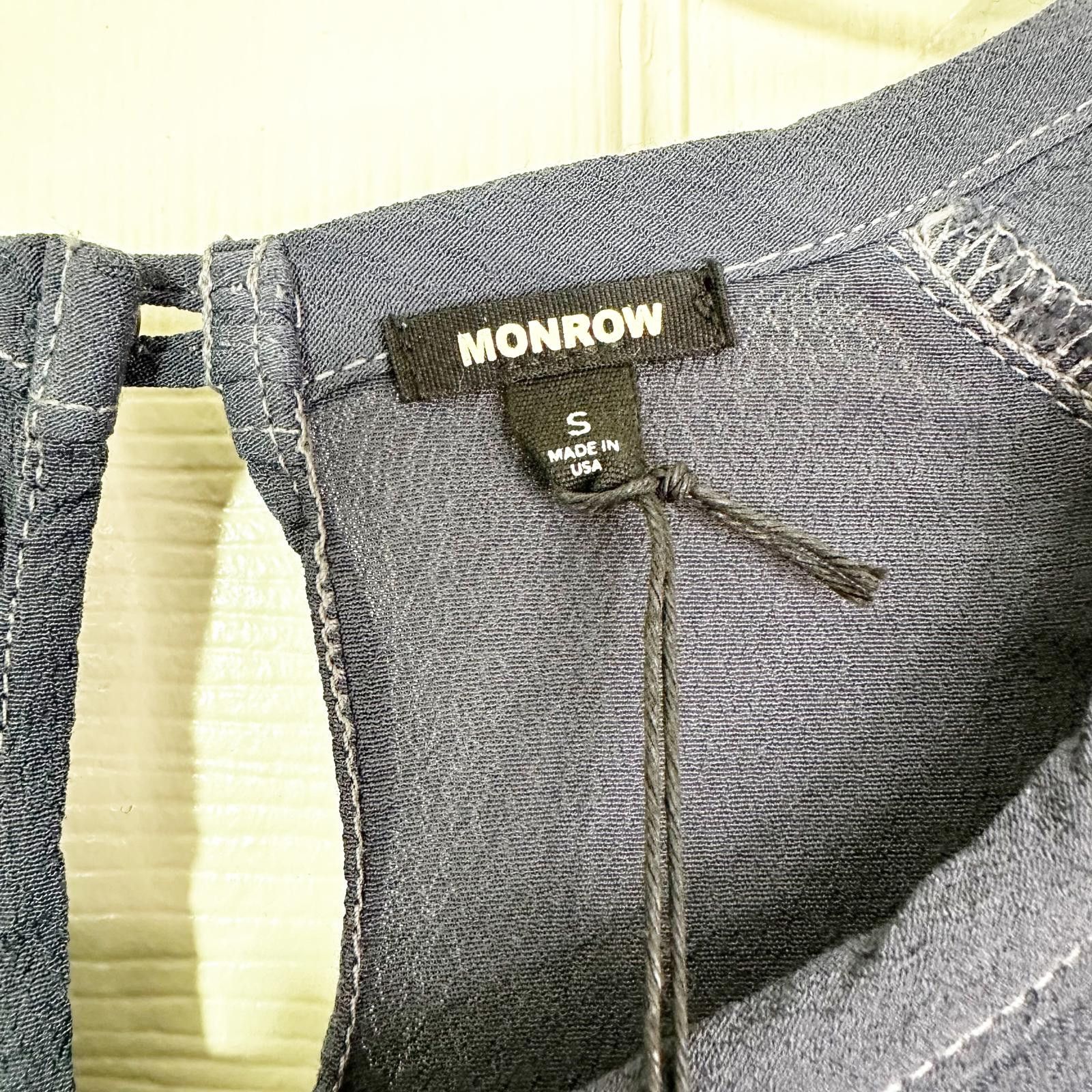 MONROW NWT Monrow Utility Shift Dress Blue Knee Length Women’s S Size S / US 4 / IT 40 - 7 Thumbnail