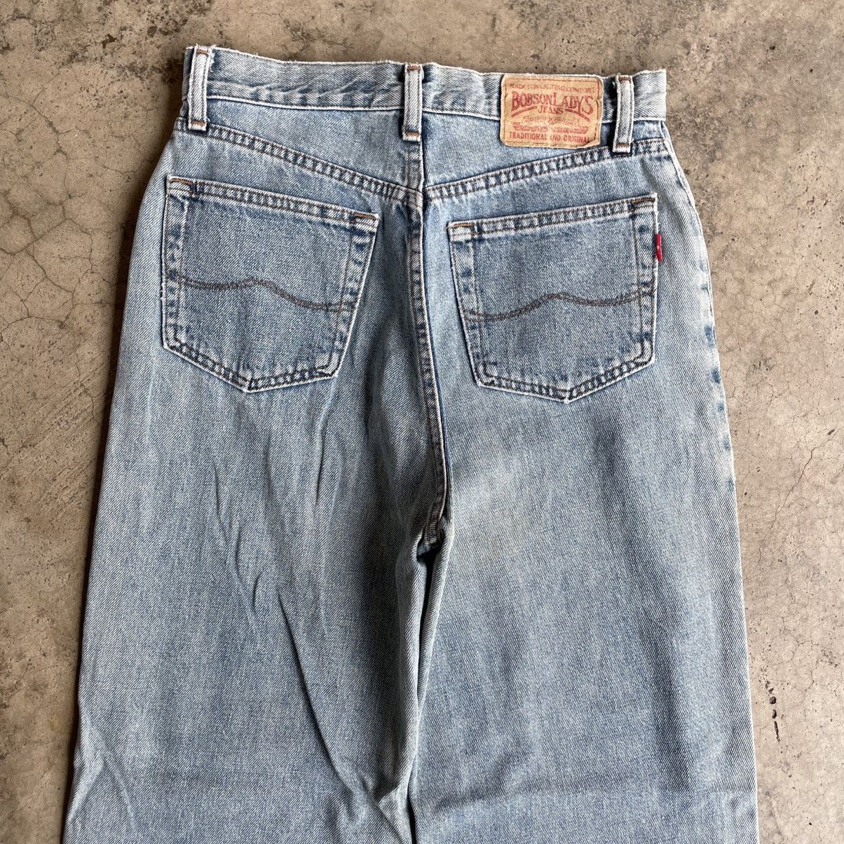 Vintage 🔥Vintage Bobson Ladys Stoned Washed Relaxed Denim Jeans Size 27" / US 4 / IT 40 - 5 Thumbnail