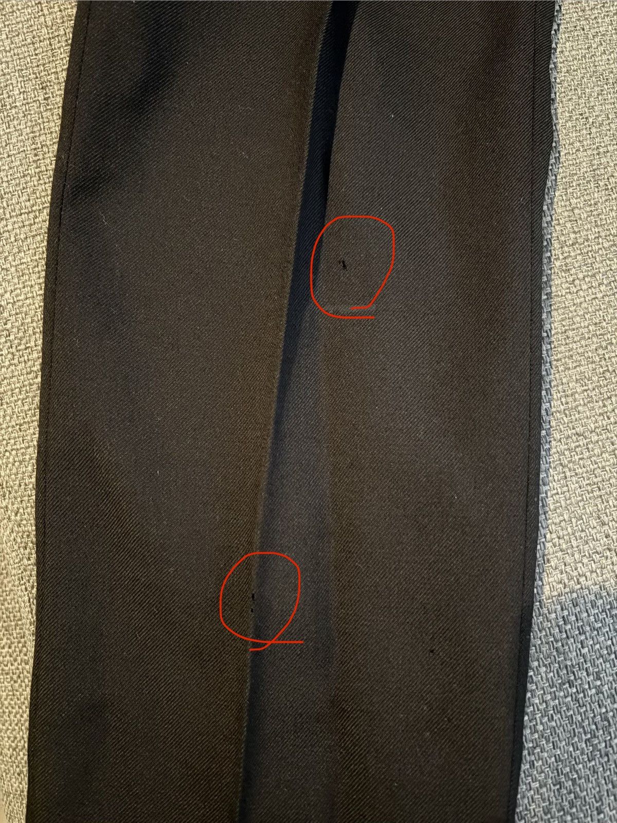 Saint Laurent Paris Slim Fit trousers in wool size 46 Size 36R - 9 Thumbnail