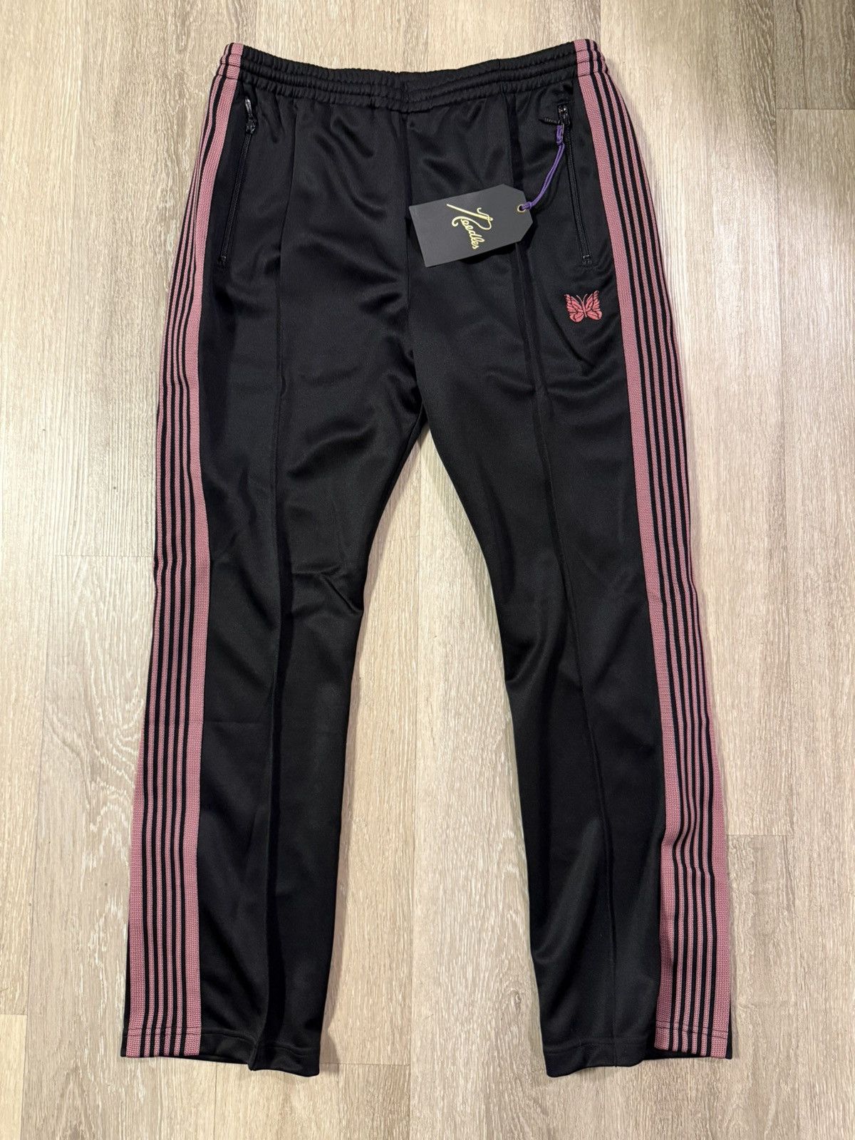NEEDLES VELOUR NARROW TRACK PANT/SWEATPANTS