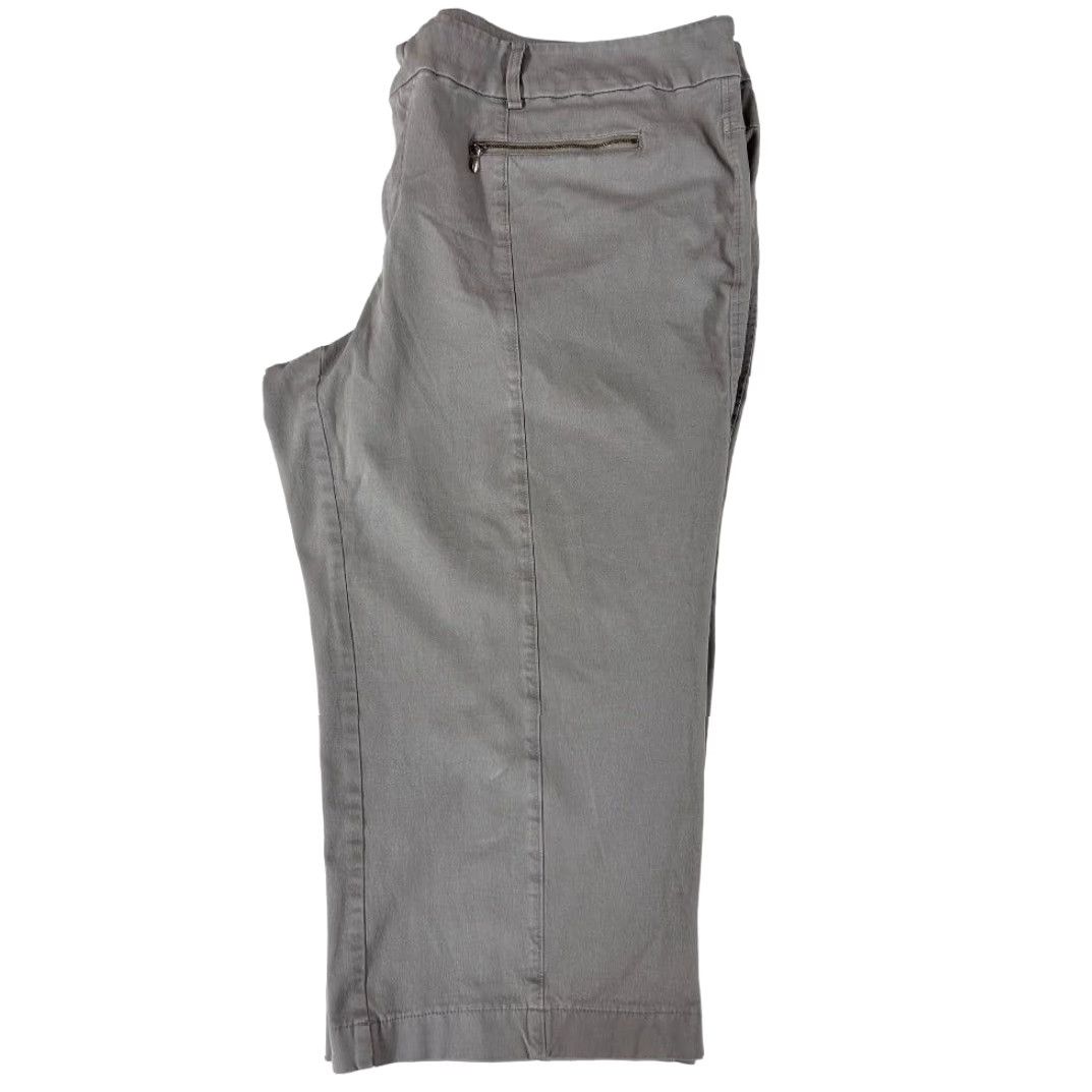 Vintage INC International Concepts Pants Women 24W Gray Capri 21" Inseam Size 42" / US 20 - 3 Thumbnail