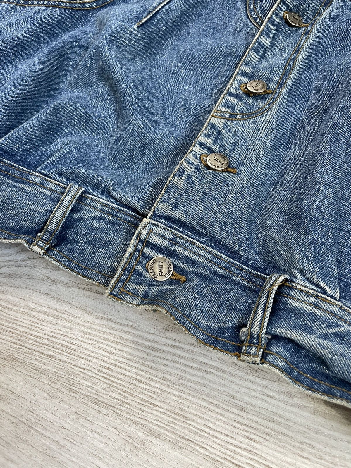 Japanese Brand × Vintage CRAZY vintage avant garde reconstructed denim jacket Size US L / EU 52-54 / 3 - 3 Thumbnail