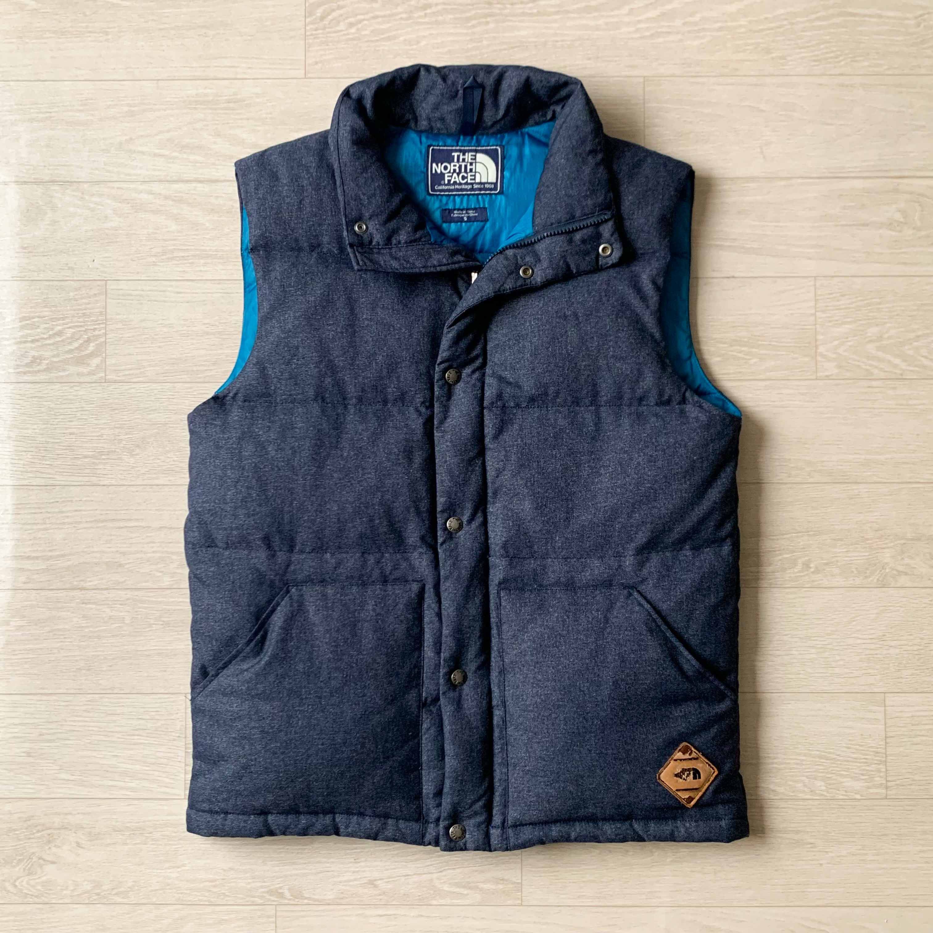 The North Face The North Face Indigo Blue Puffer Vest Jacket Size US S / EU 44-46 / 1 - 1 Thumbnail