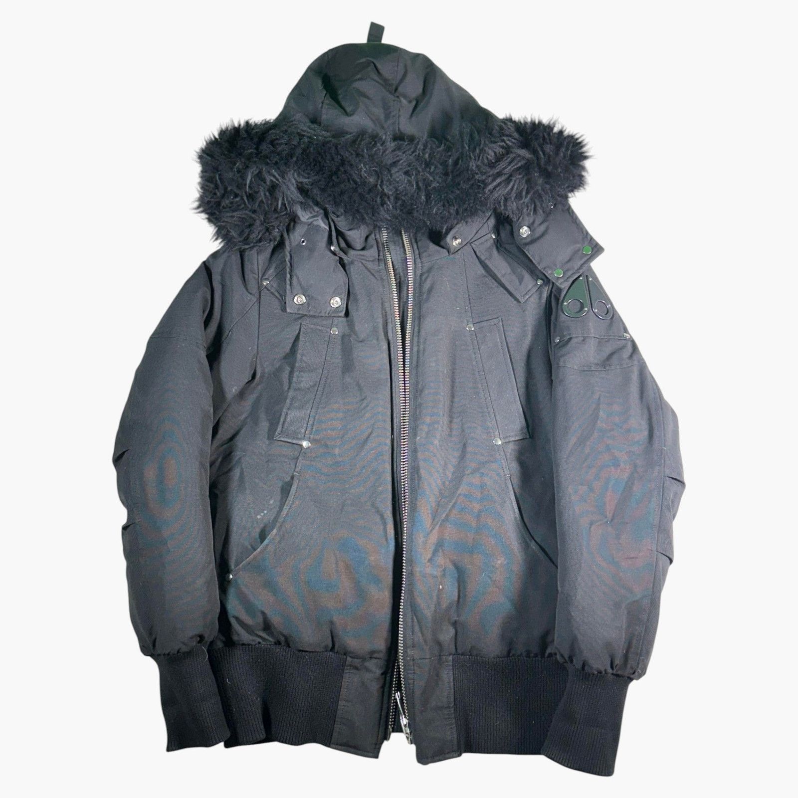 Moose Knuckles Moose Knuckles Black Bomber Jacket Size US M / EU 48-50 / 2 - 1 Thumbnail