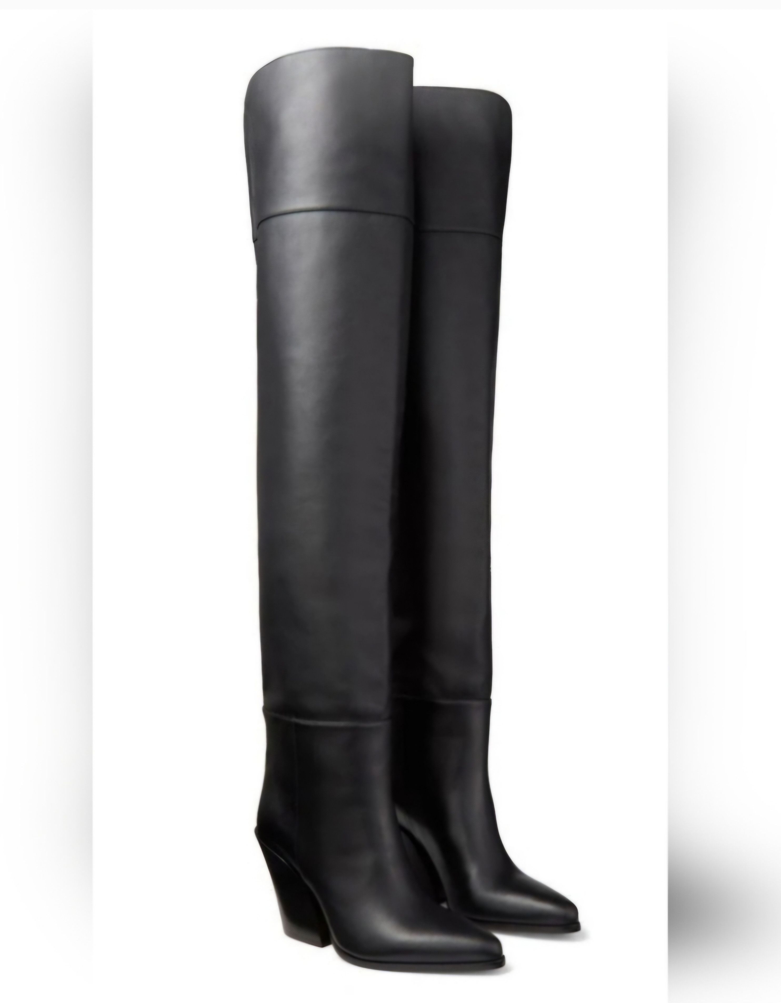 Jimmy Choo Jimmy Choo 100% Leather Maceo 85mm over-the-knee boots Size US 7 / IT 37 - 1 Thumbnail