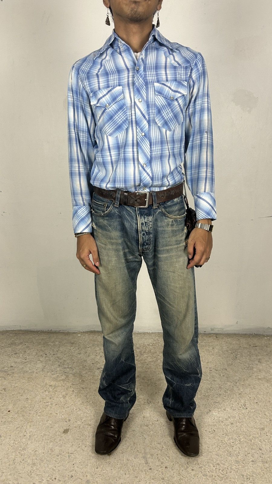 Vintage 1990s Cowboy Western Shirt Size US S / EU 44-46 / 1 - 8 Thumbnail
