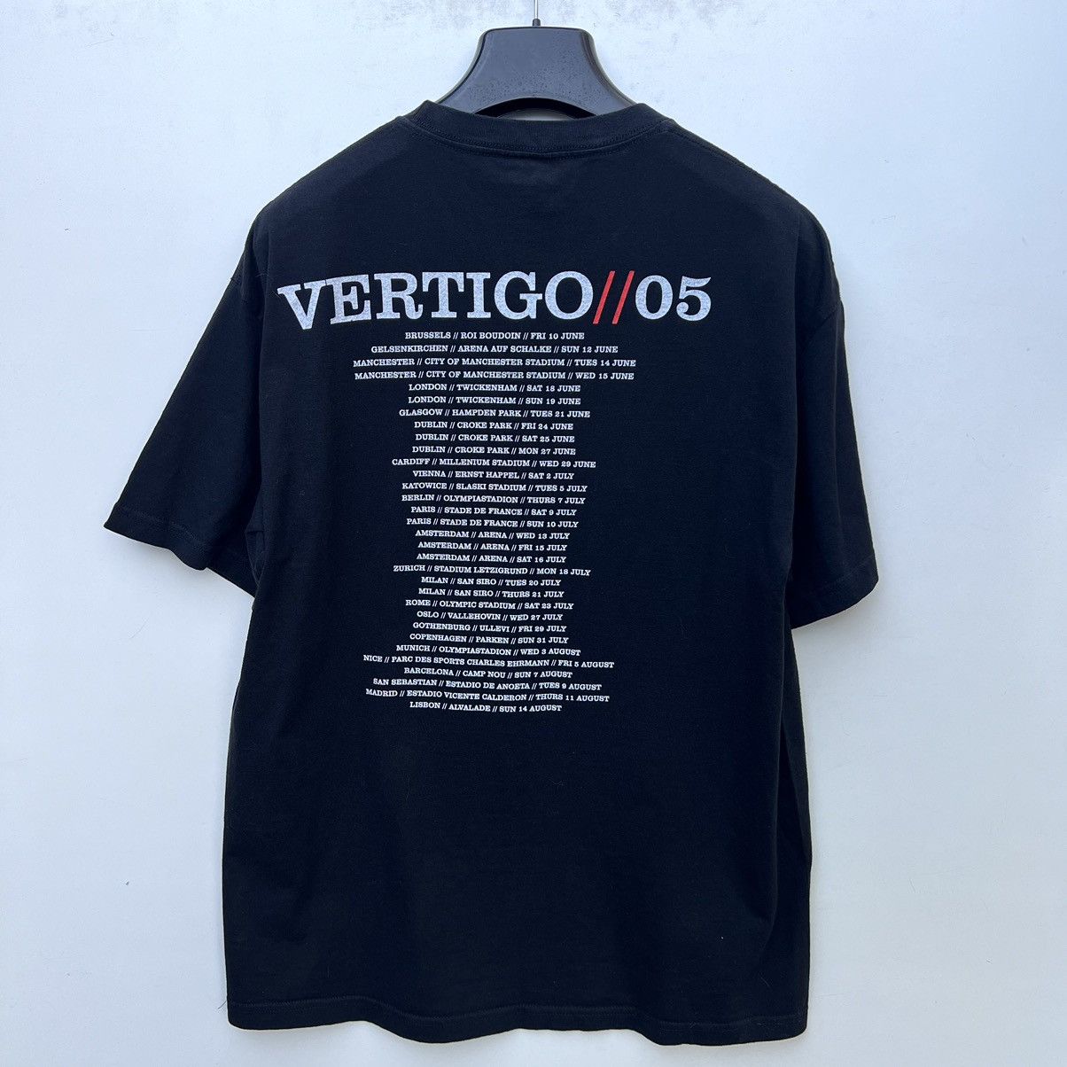Band Tees × Vintage Vintage Y2K U2 Vertigo Tour Essential Rock Band T-Shirt Size US XL / EU 56 / 4 - 5 Thumbnail