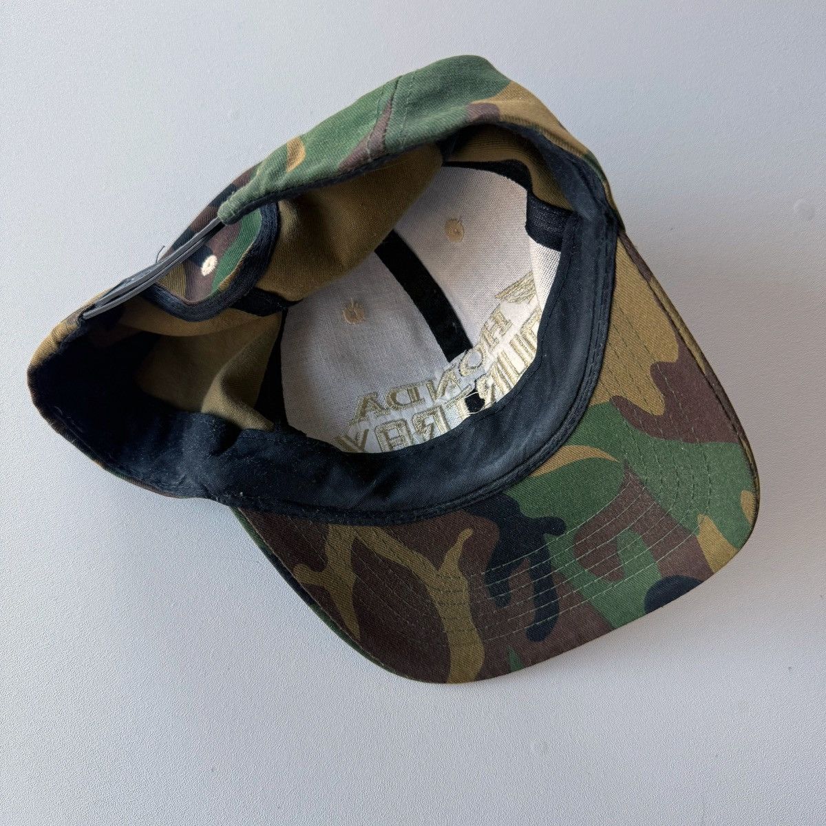 Honda 2000s Vintage Y2K Honda FourTrax ATV Camo Hat Size ONE SIZE - 7 Thumbnail