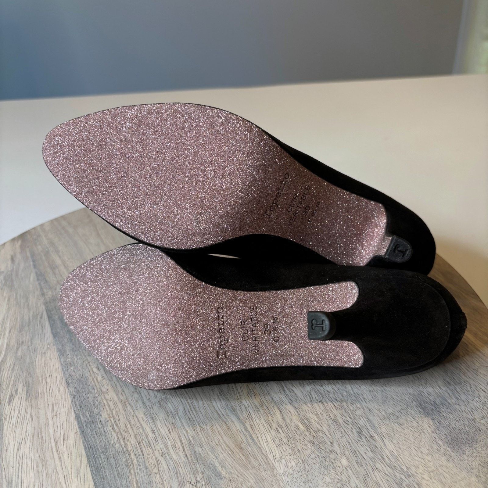Repetto NEW Repetto Diva Clap Black Suede Heels EU 39 US Size 9 Size US 9 / IT 39 - 12 Thumbnail