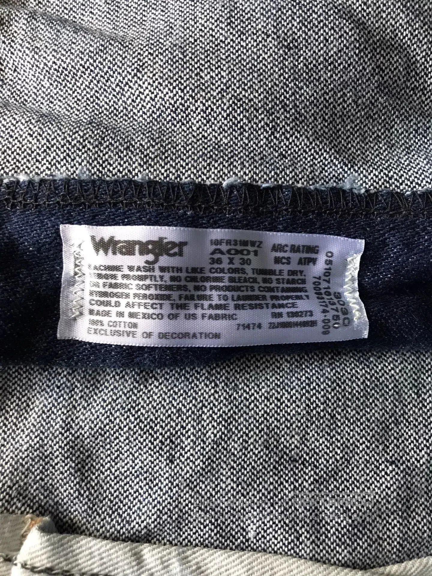 Wrangler Wrangler FR31MWZ Flame Resistant Jeans. Size US 36 / EU 52 - 9 Thumbnail