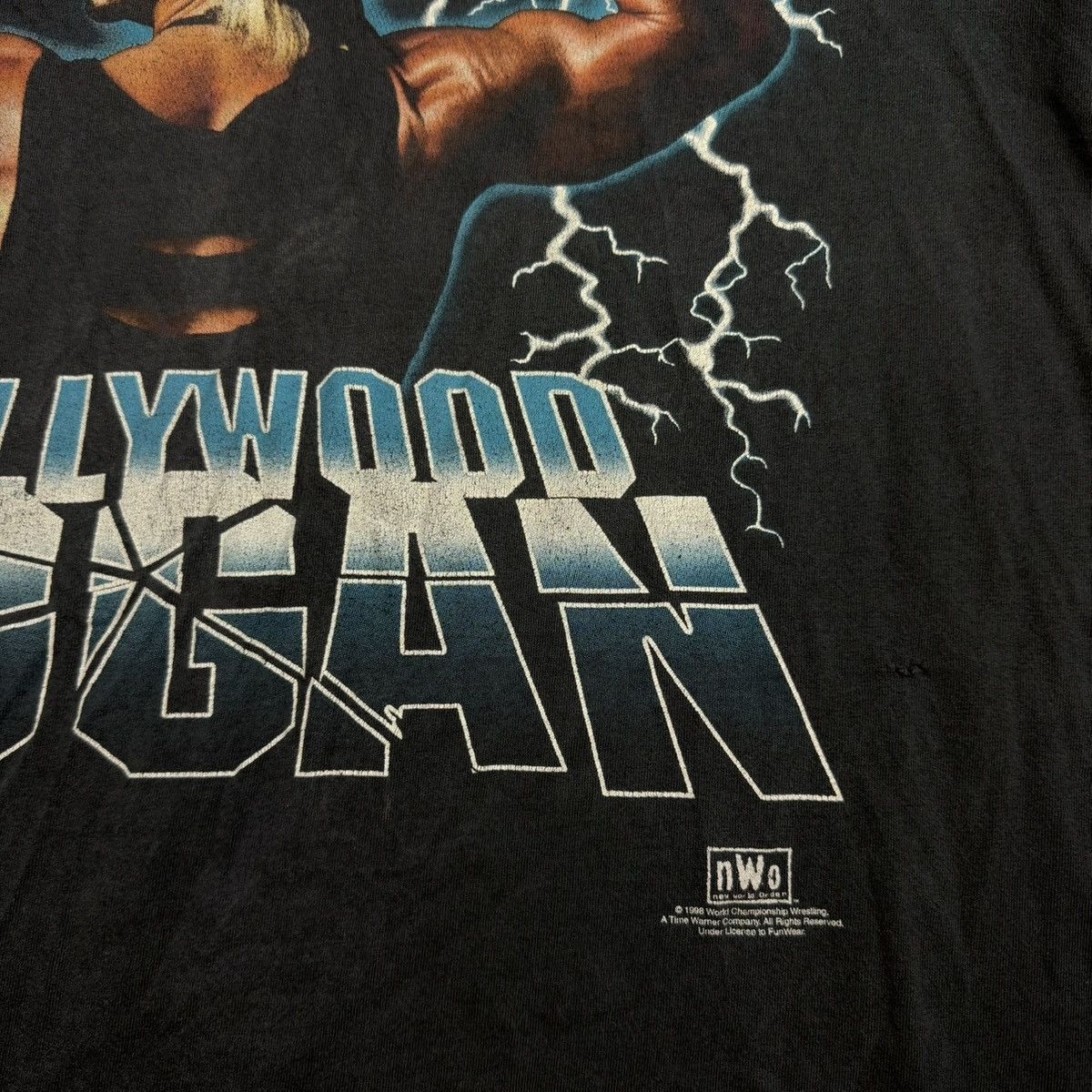 WCW/nWo Vintage 1998 WCW Hulk Hogan NWO Wrestling Thunder T-Shirt OG Size US XXL / EU 58 / 5 - 3 Thumbnail