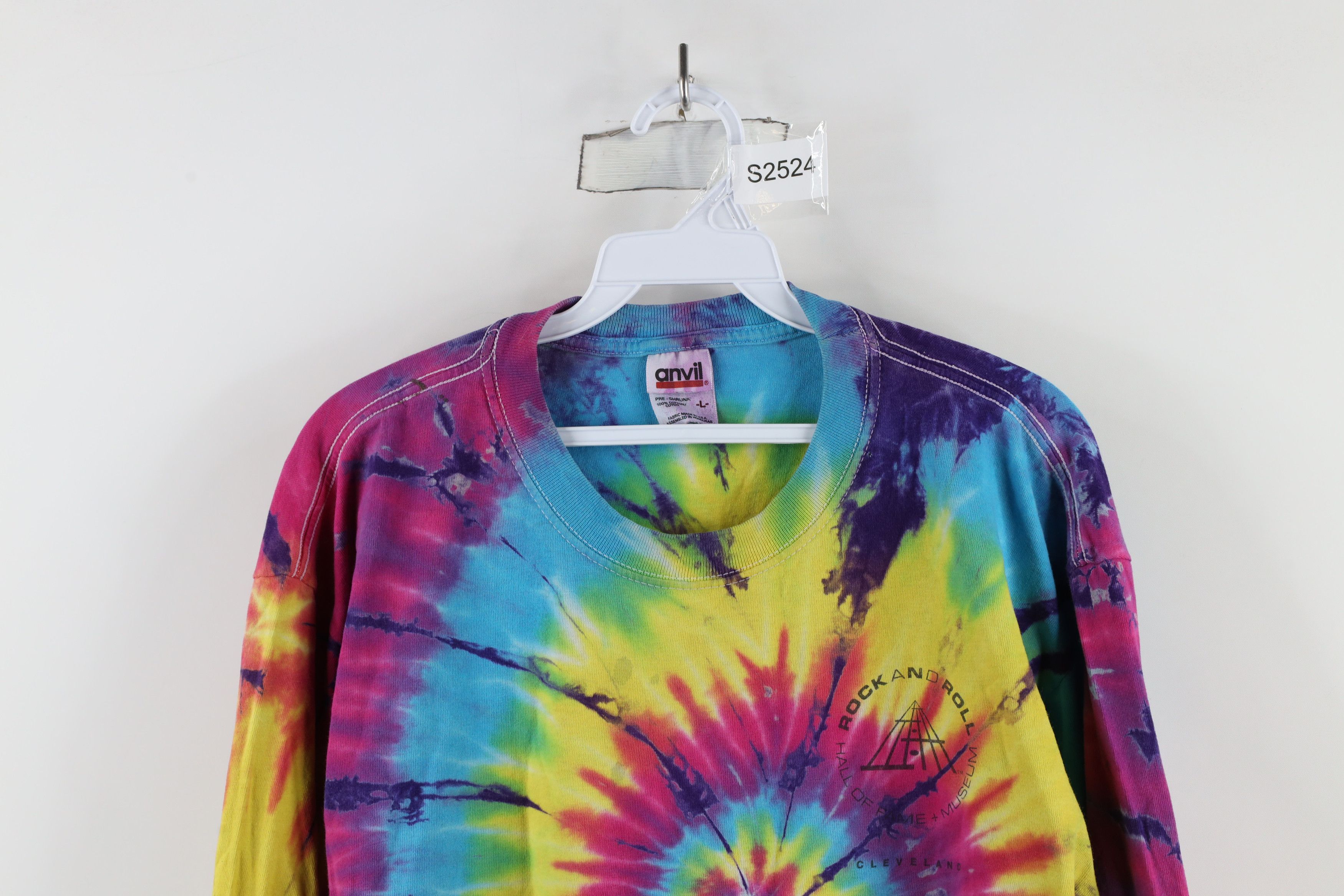 Vintage Vintage 90s N Roll Hall of Fame Museum Long Sleeve T-Shirt Size US L / EU 52-54 / 3 - 2 Thumbnail