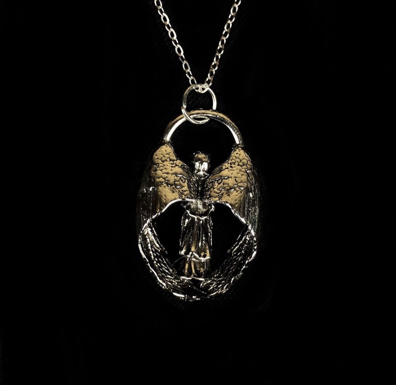 Jewelry Angel Necklace Punk Chain Size ONE SIZE - 4 Thumbnail