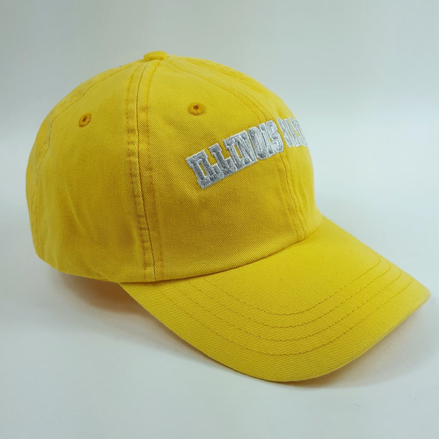Russell Athletic VINTAGE Illinois State College Adjustable Sports Hat Baseball Cap Y2K Yellow Russell Athletic Men Adjustable Hat Size ONE SIZE - 4 Thumbnail
