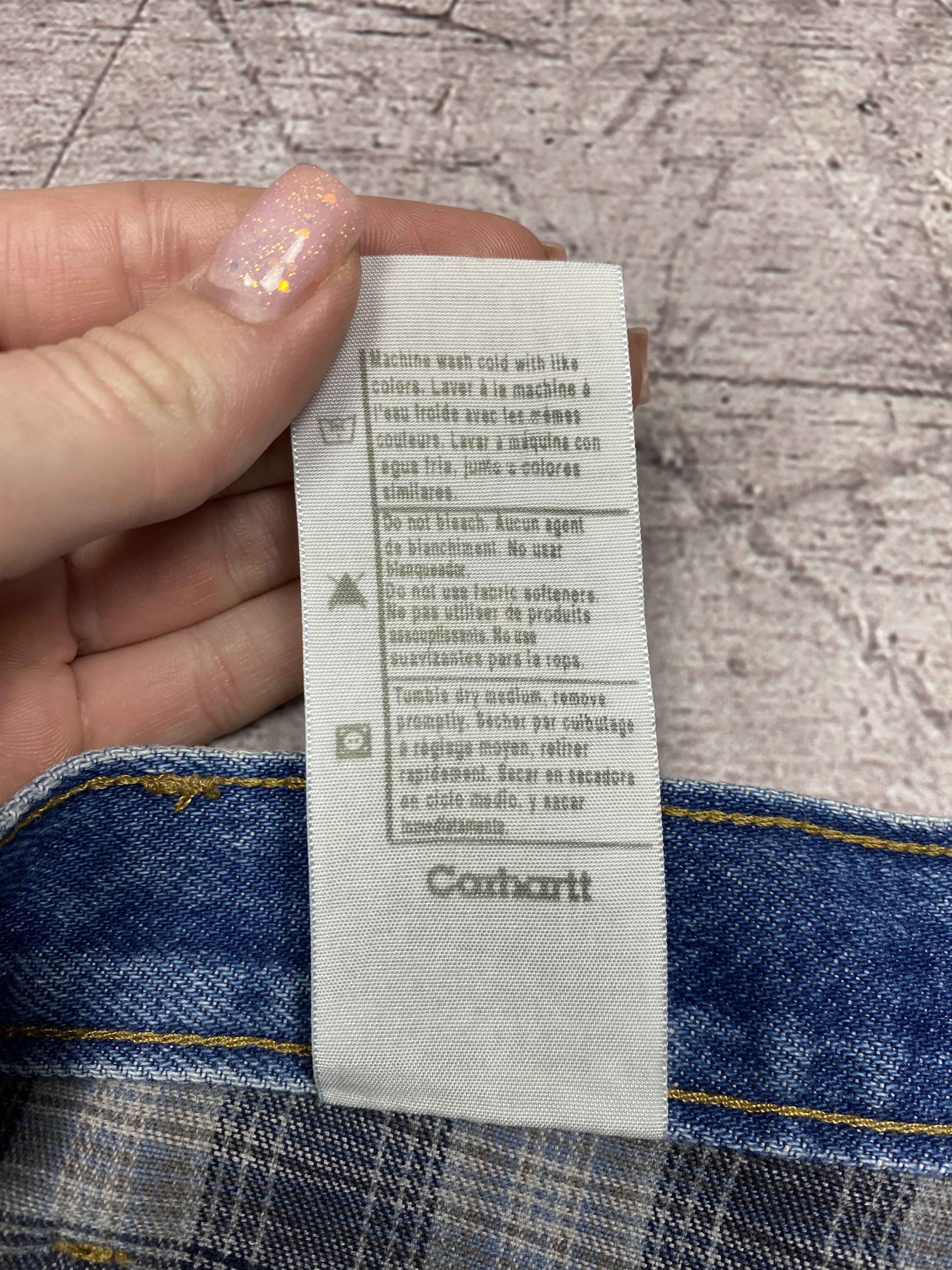 Carhartt × Vintage Carhartt 90s Vintage Mens Denim Pants Jeans Size US 33 - 12 Thumbnail