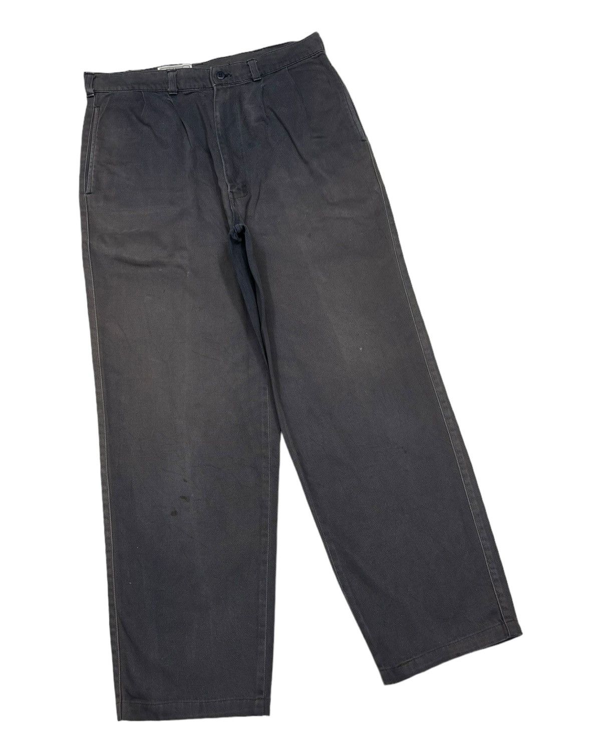 Japanese Brand MILITARY ARMY TYPE WEST POINT WIDE FADED TROUSER PANTS Size US 32 / EU 48 - 3 Thumbnail
