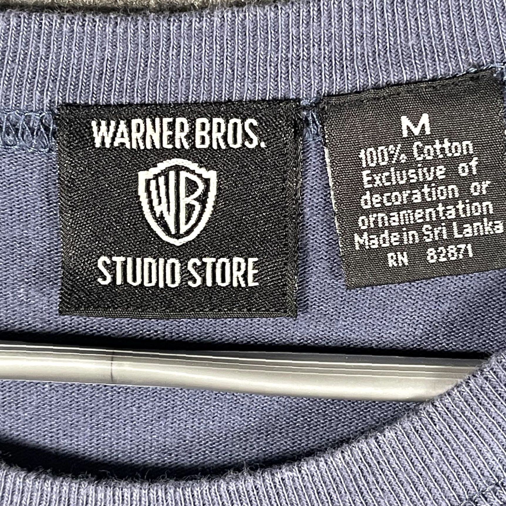 Vintage Warner Bros. Studio Store Shirt Mens Medium Blue Wile E. Coyote Road Runner Tee Size US M / EU 48-50 / 2 - 5 Thumbnail