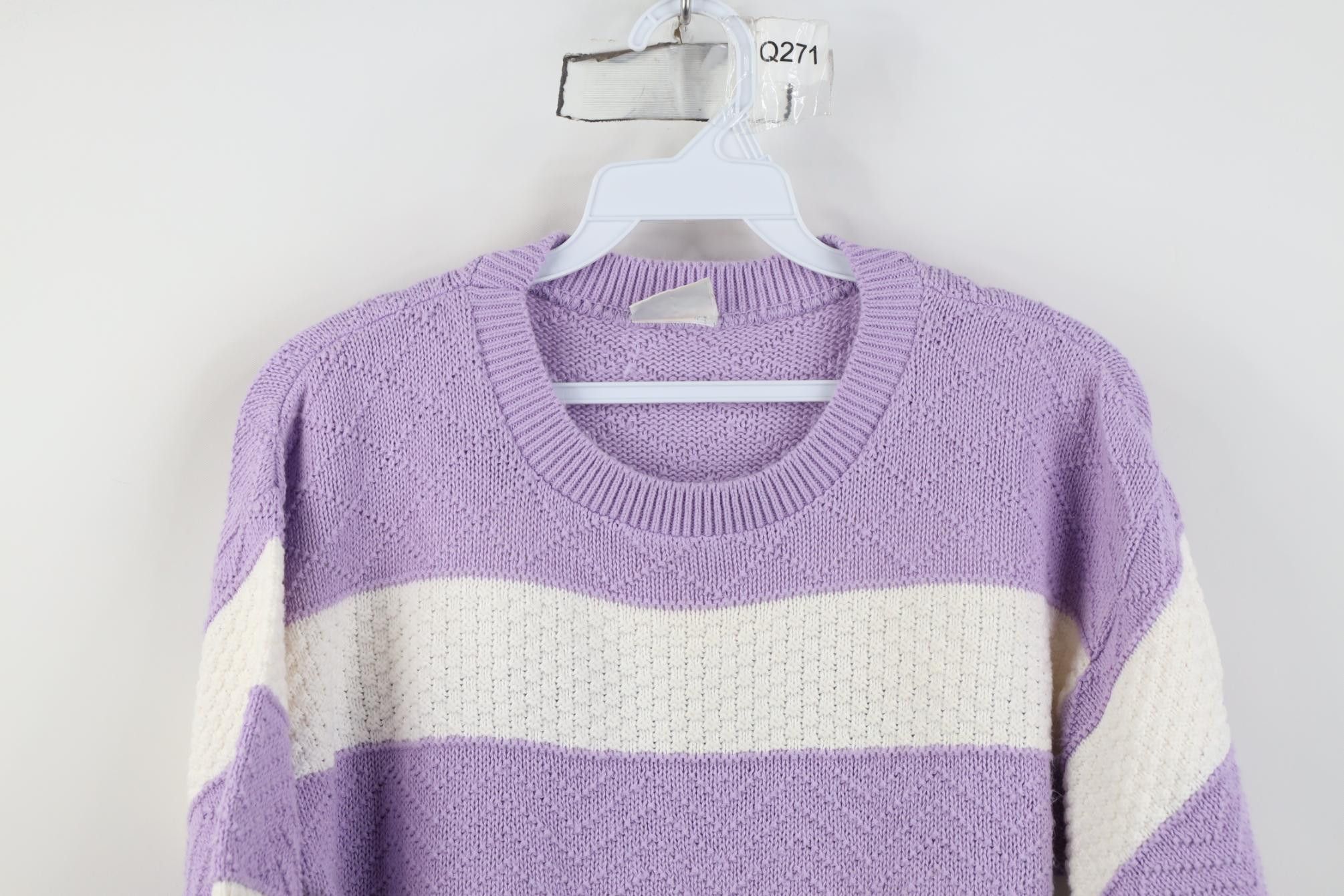 Vintage Vintage 90s Streetwear Block Knit Short Sleeve Sweater USA Size M / US 6-8 / IT 42-44 - 2 Thumbnail