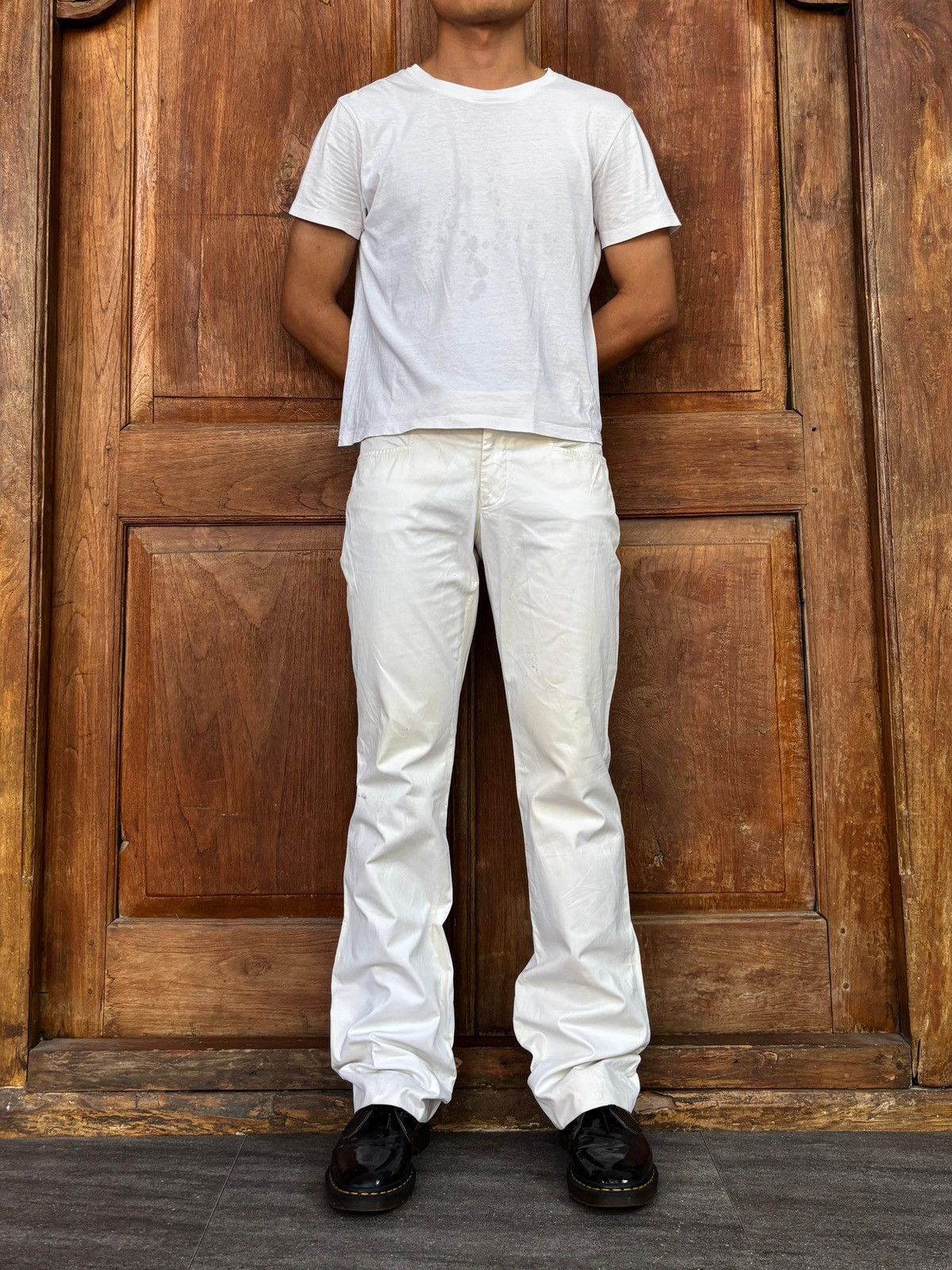 gucci by tom ford flare slacks＆belt Gucci Belted Flared Trousers by Tom Ford | Grailed gucci by