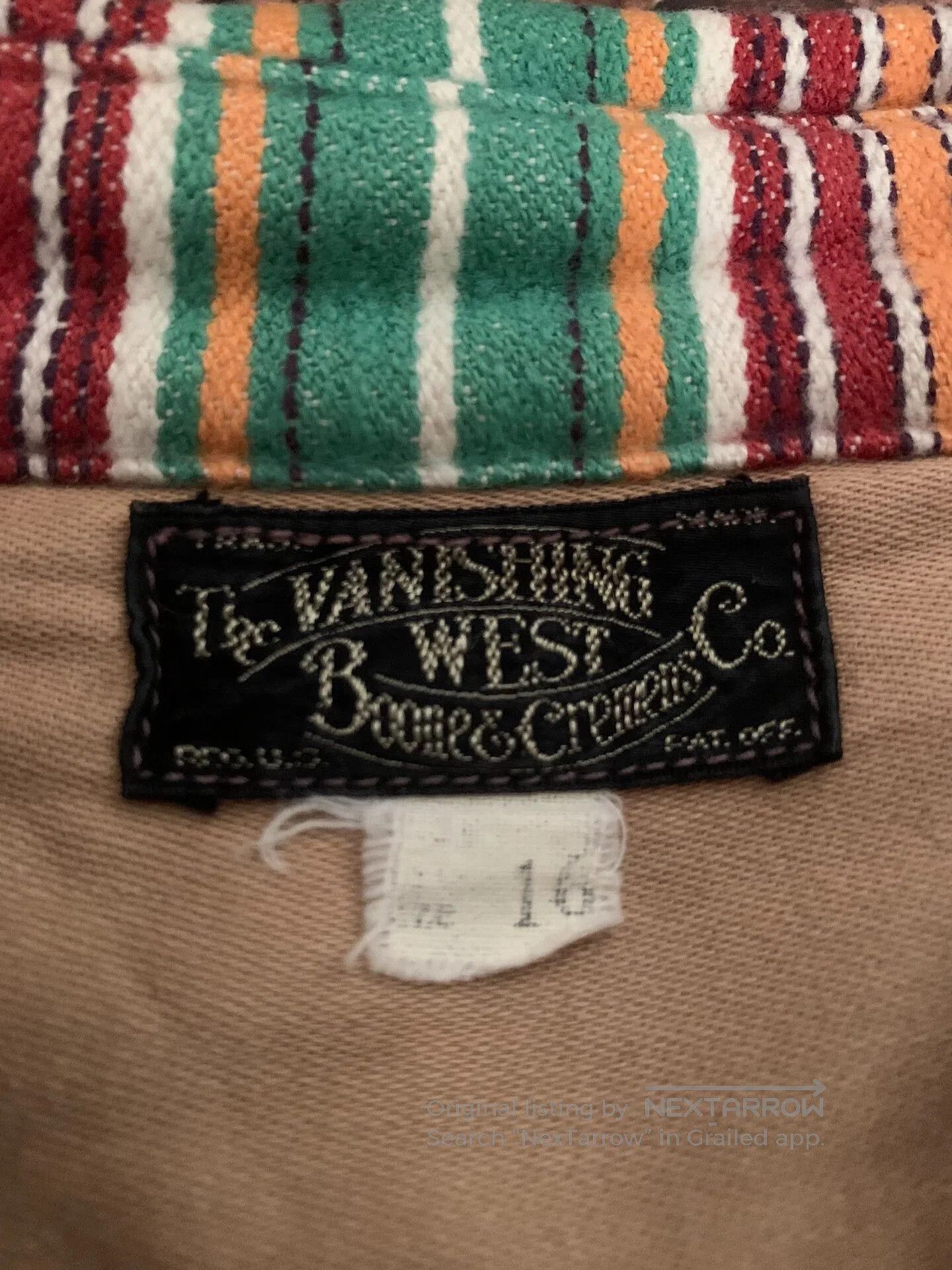 Freewheelers Freewheelers Rainbow Stripe Shirt. Size US L / EU 52-54 / 3 - 5 Thumbnail