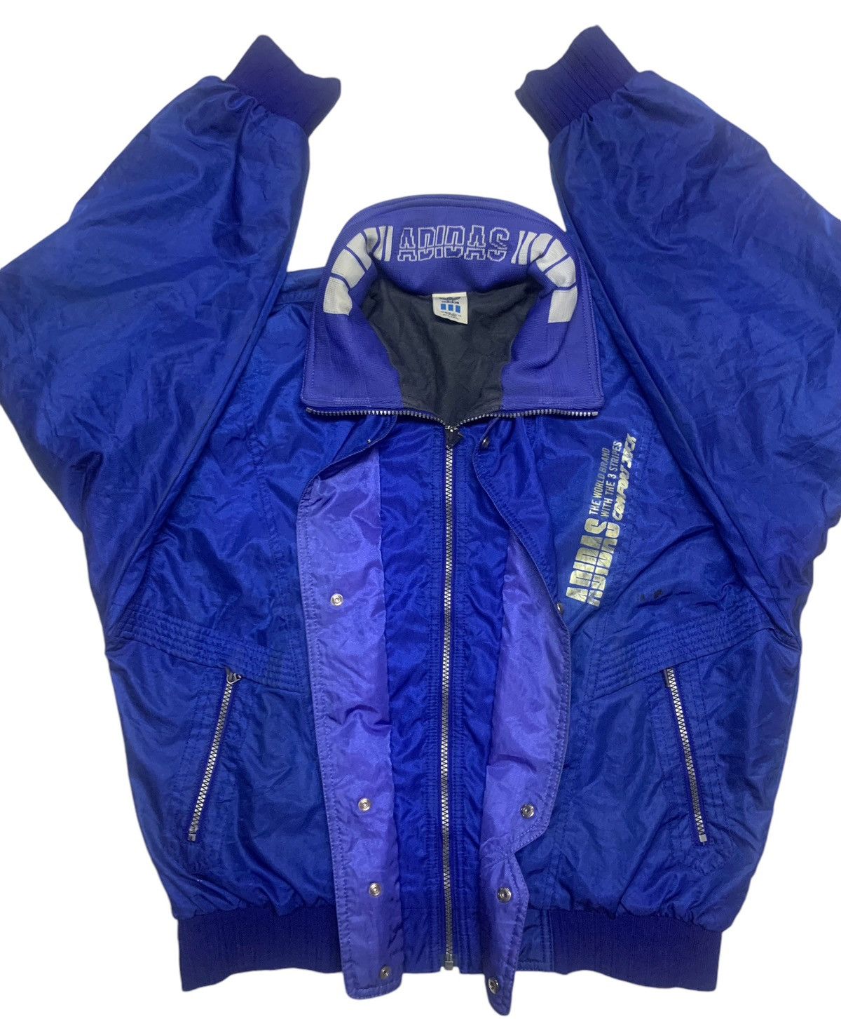 Adidas × Vintage Adidas vintage 90s jacket Size US L / EU 52-54 / 3 - 1 Thumbnail