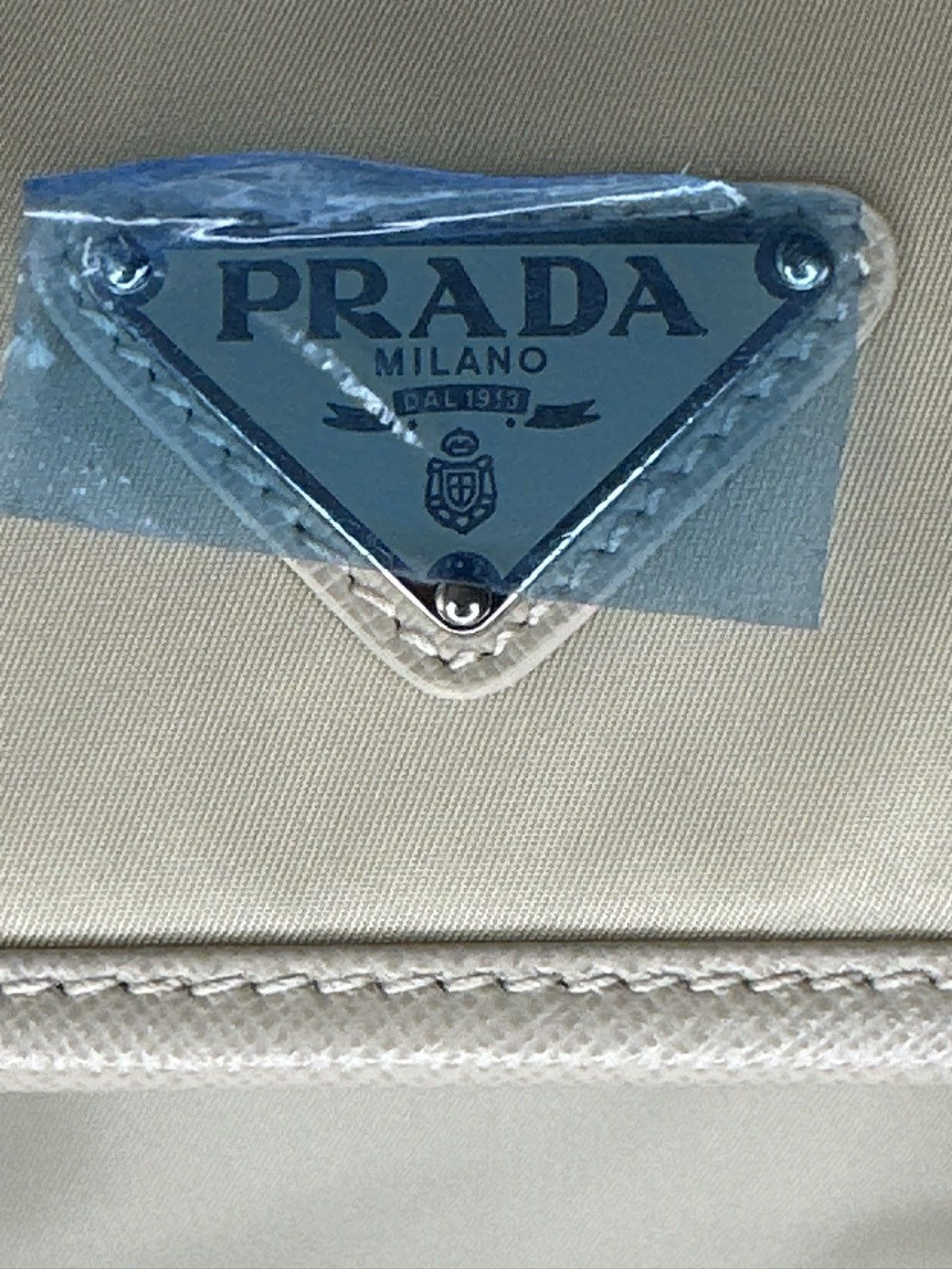 Prada Prada Beige Re-Nylon Shoulder Bag Size ONE SIZE - 6 Thumbnail