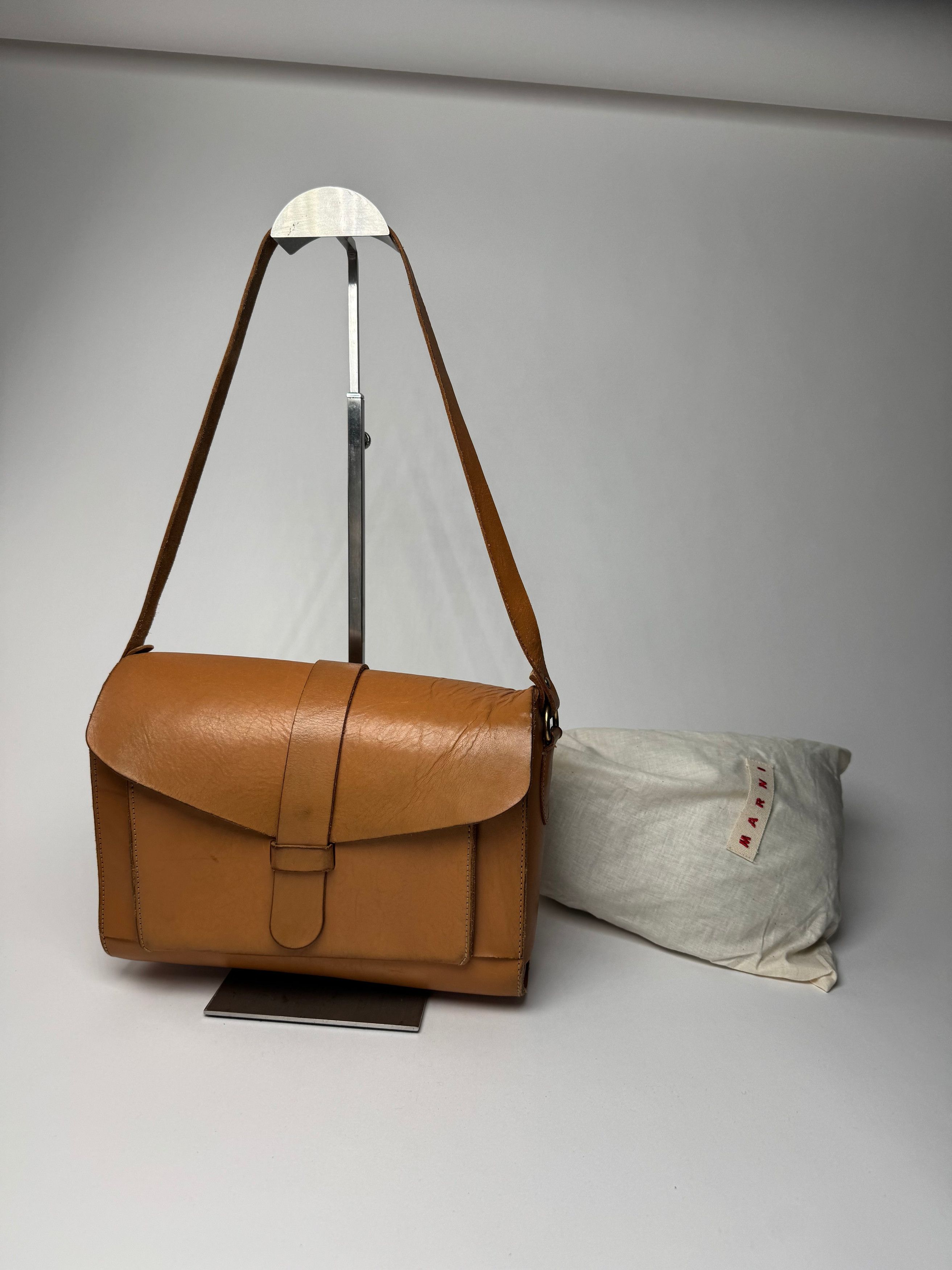 Marni Vintage Leather Bag brown Size ONE SIZE - 1 Thumbnail