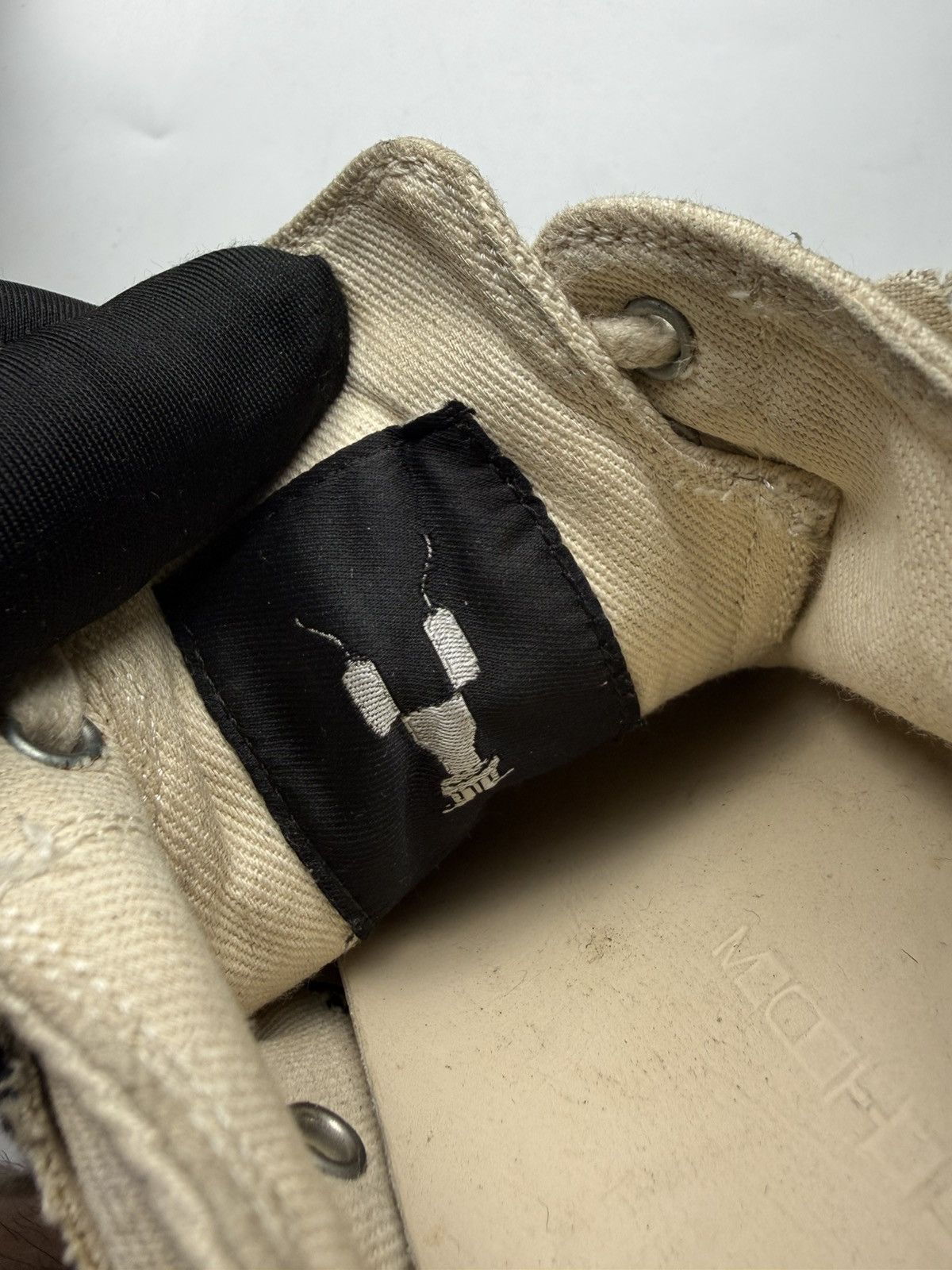 Rick Owens Drkshdw Rick Owens Drkshdw Patchwork Ramones Low Size US 5 / IT 35 - 11 Thumbnail