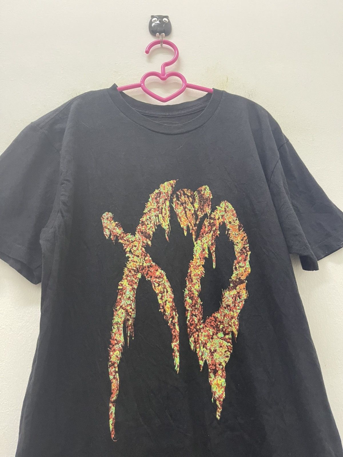 The Weeknd Rare THE WEEKND XO Festival Coachella 2018 Black Drip Logo Size US M / EU 48-50 / 2 - 2 Thumbnail