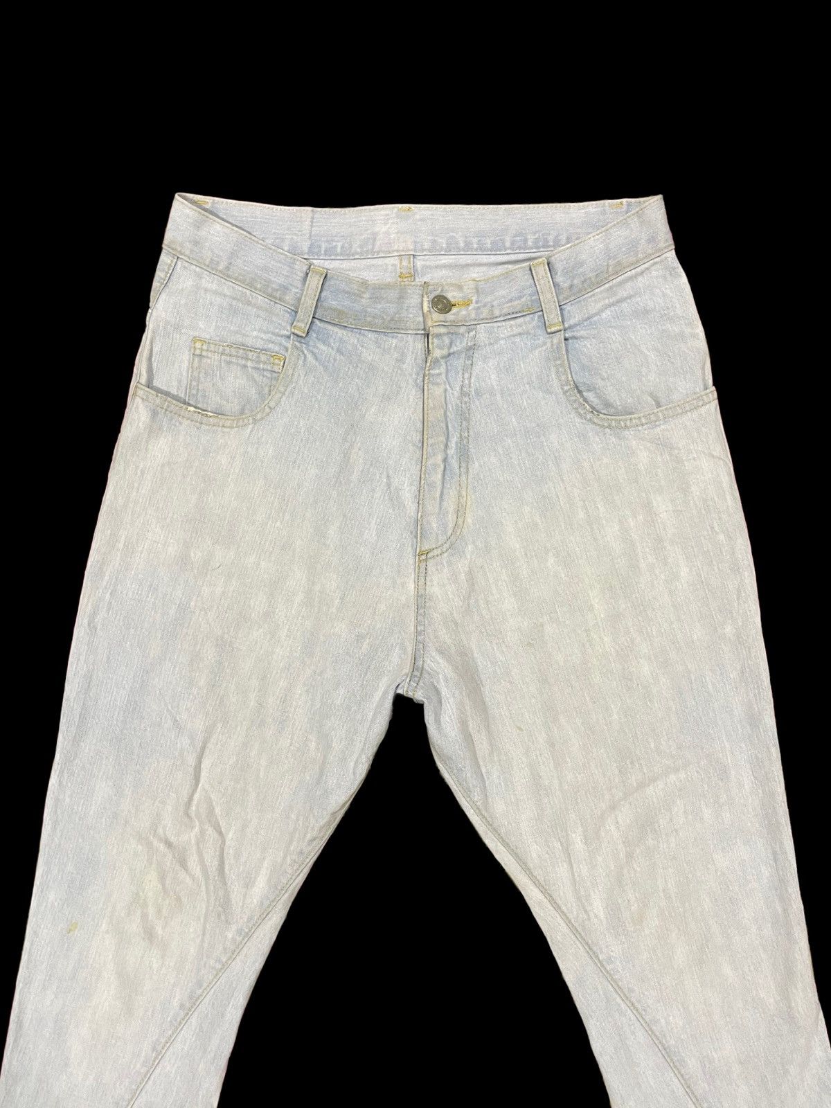 Frapbois × If Six Was Nine × Issey Miyake Frabois Drop Crotch Jeans Size US 33 - 7 Thumbnail