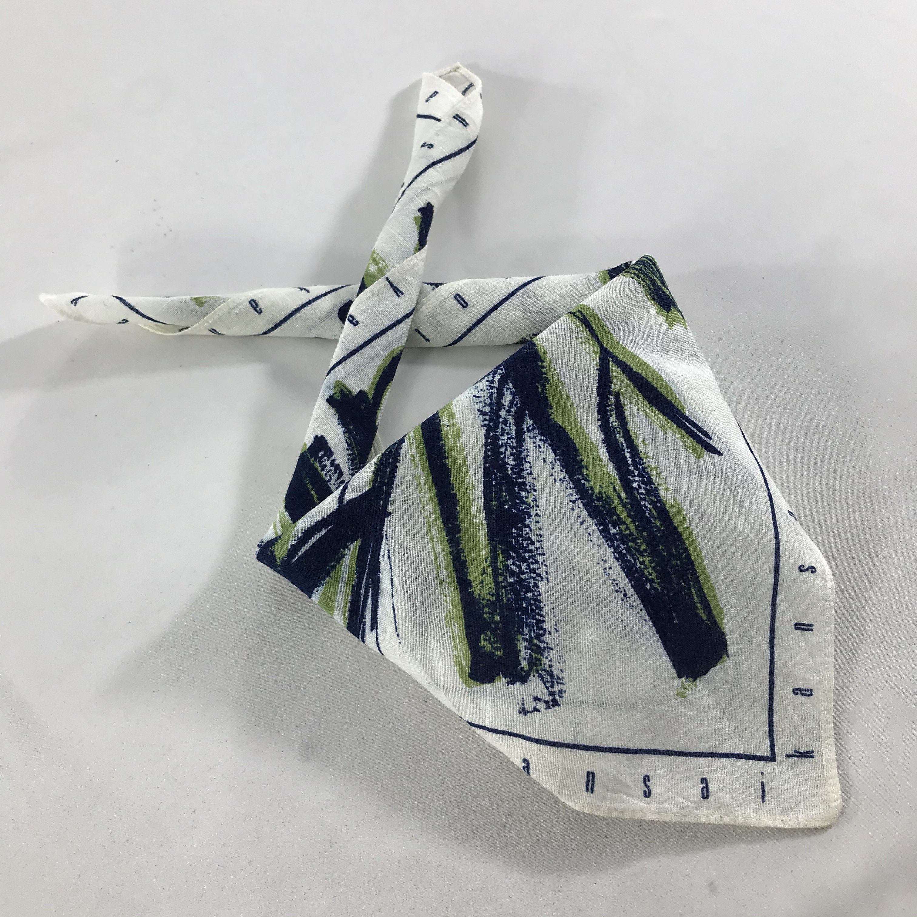 Kansai Yamamoto × Vintage Kansai Yamamoto Bandana / Handkerchief / Neckerchief - S1726 Size ONE SIZE - 4 Thumbnail