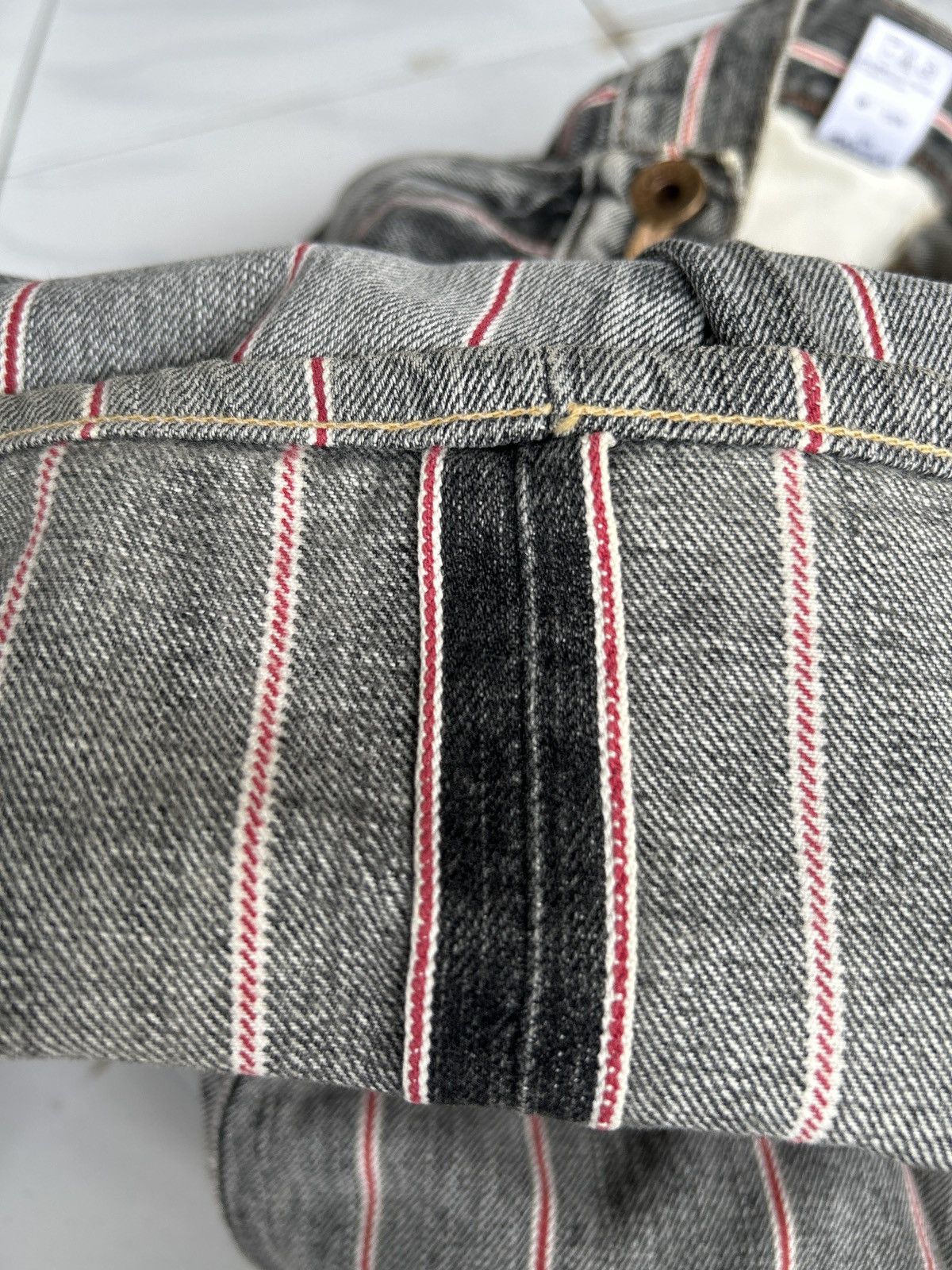 If Six Was Nine × Japanese Brand × Kapital 🔥FLARE EDWIN SELVEDGE🔥 Distressed Denim Size US 32 / EU 48 - 17 Thumbnail
