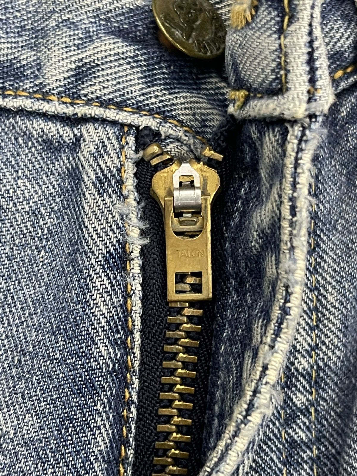 Lee Vintage Lee Riders Selvedge Distressed Denim Size US 30 / EU 46 - 5 Thumbnail