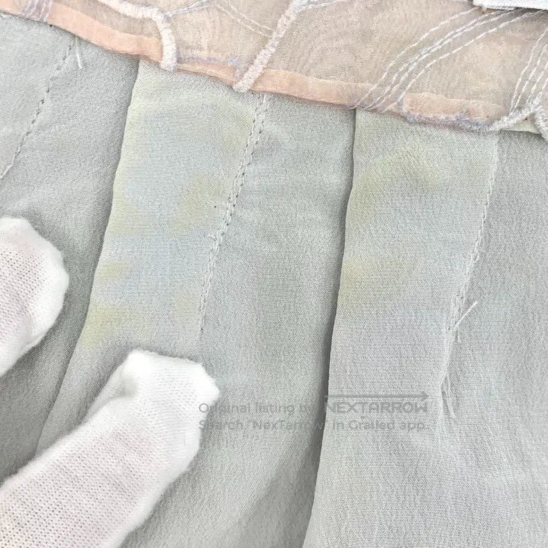 Dior Dior Colour-blocked striped floral lace embroidery casual Size 24" / US 00 / IT 34 - 7 Thumbnail