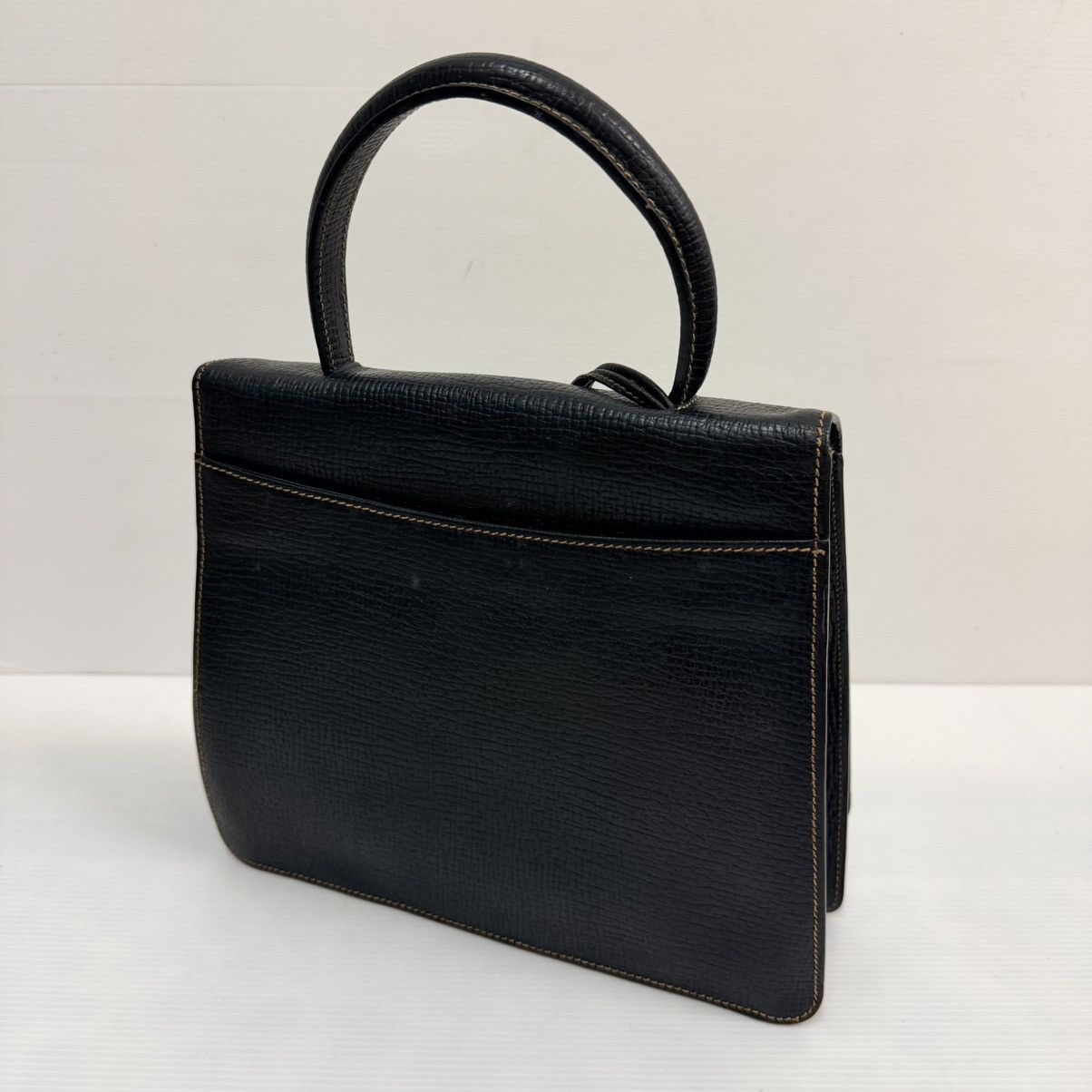 Loewe Loewe Leather Black Barcelona Top Handle Bag Size ONE SIZE - 6 Thumbnail