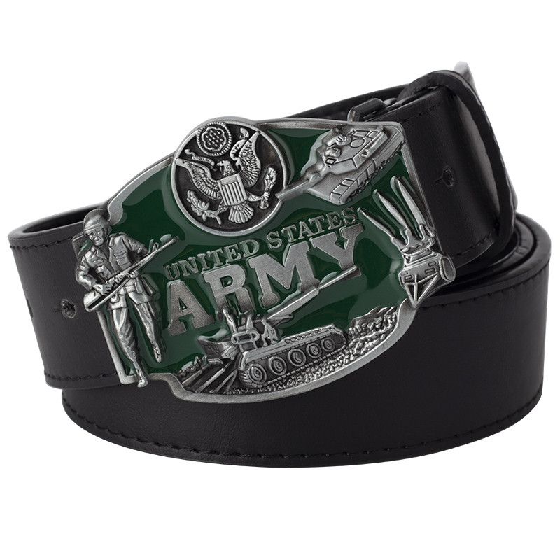 Designer Crazy Vintage Belt Riveted Belts Menswear Accessories Size ONE SIZE - 5 Thumbnail