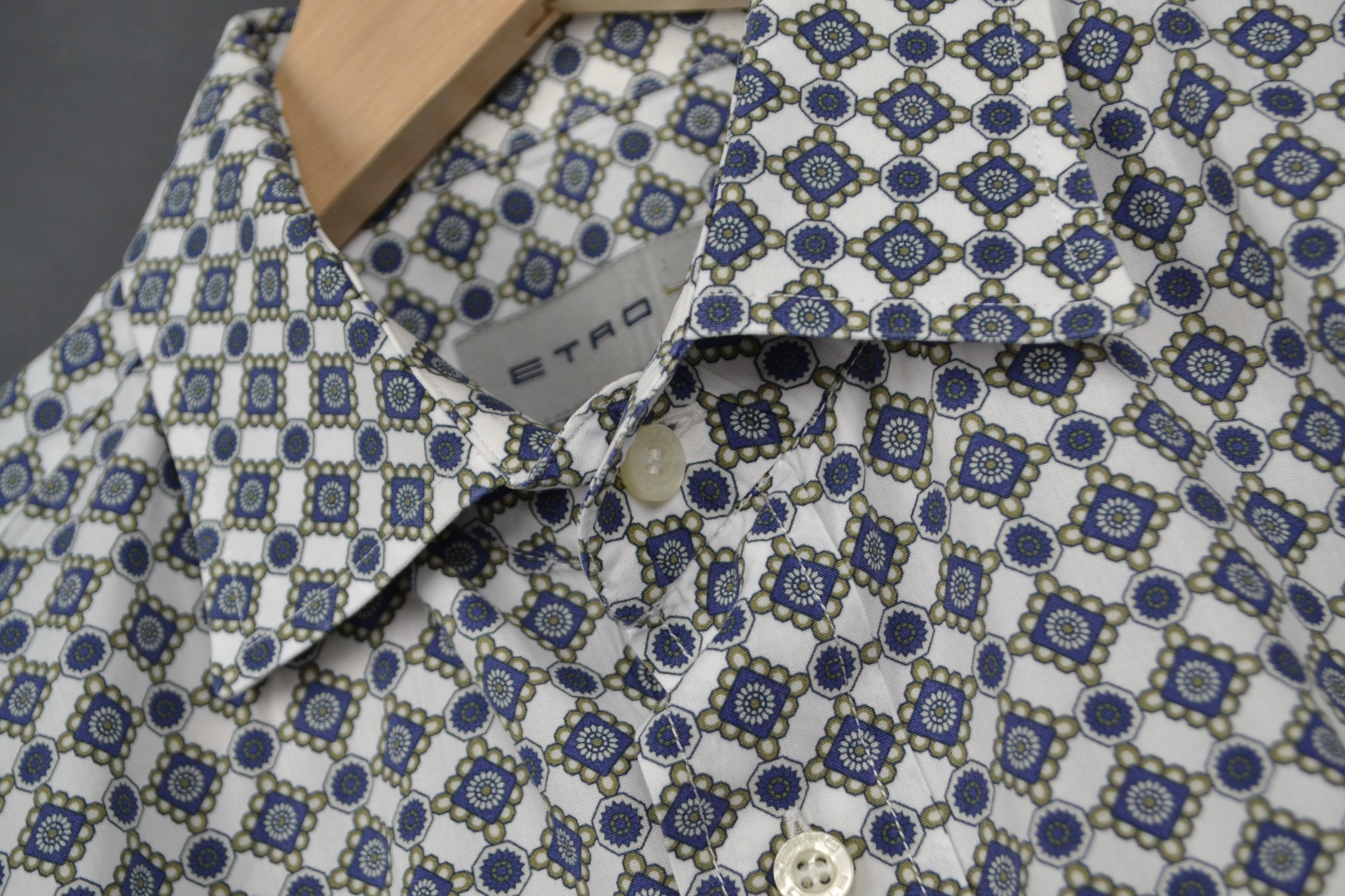 Etro Etro 42 L - XL Size Cotton Shirt Pattern Medallion Print Size US L / EU 52-54 / 3 - 5 Thumbnail