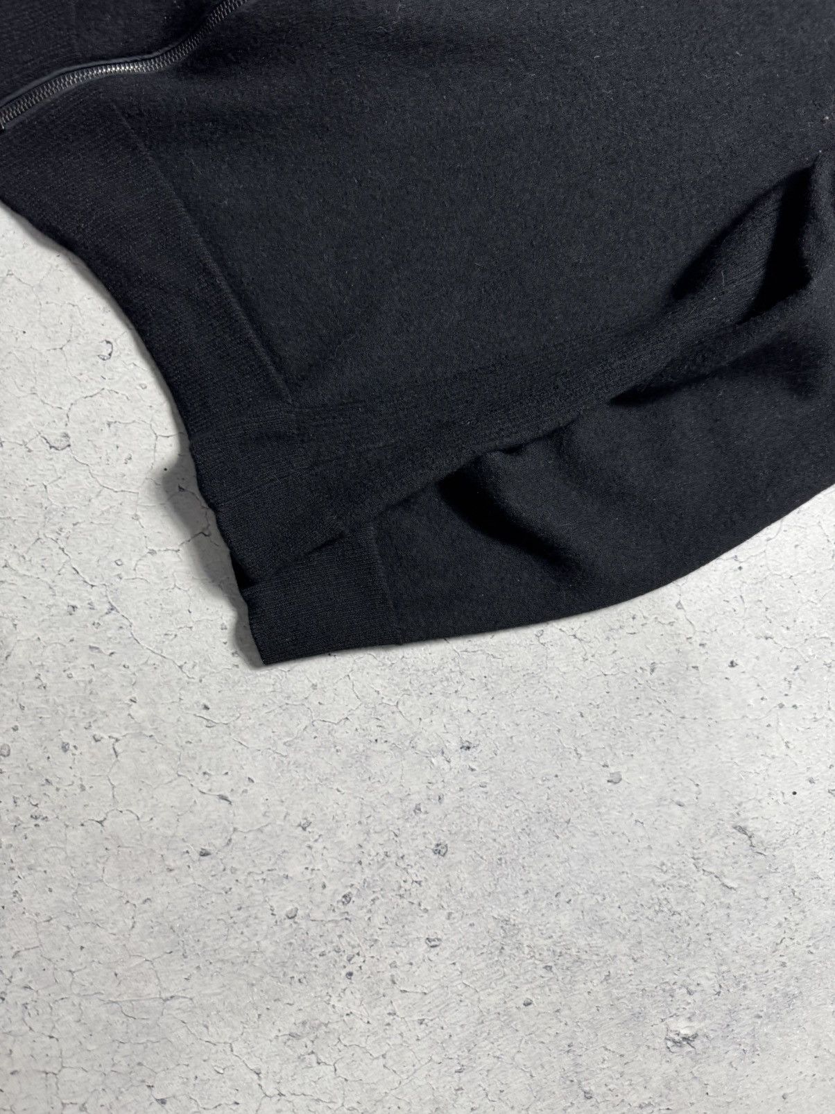 Belstaff Belstaff Women’s Wool Sweater 1/4 Zip Black Nylon Size XL Size XL / US 12-14 / IT 48-50 - 3 Thumbnail