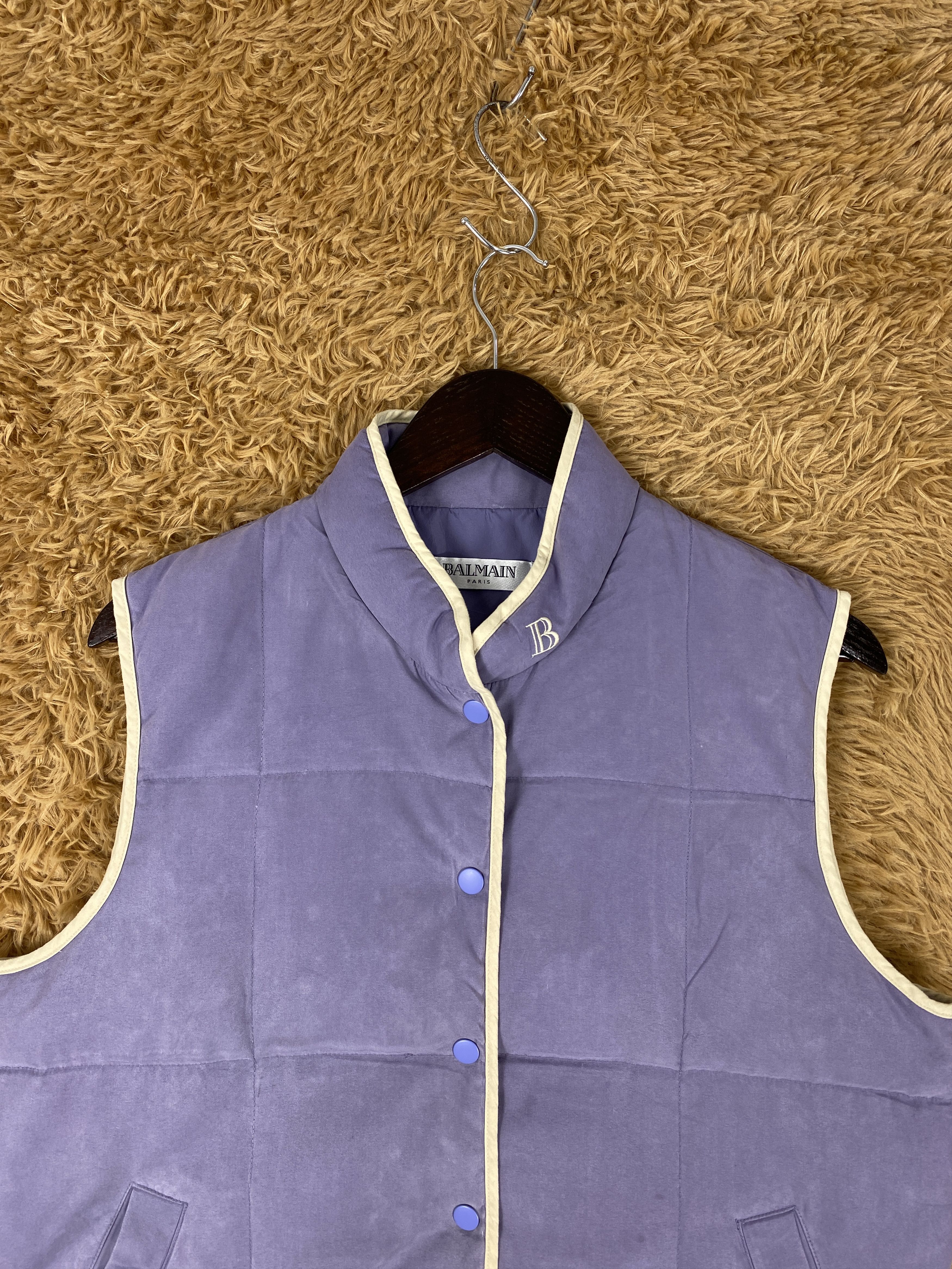 Balmain × Vintage Vintage Balmain Puffer Vest V0205 Size US S / EU 44-46 / 1 - 2 Thumbnail