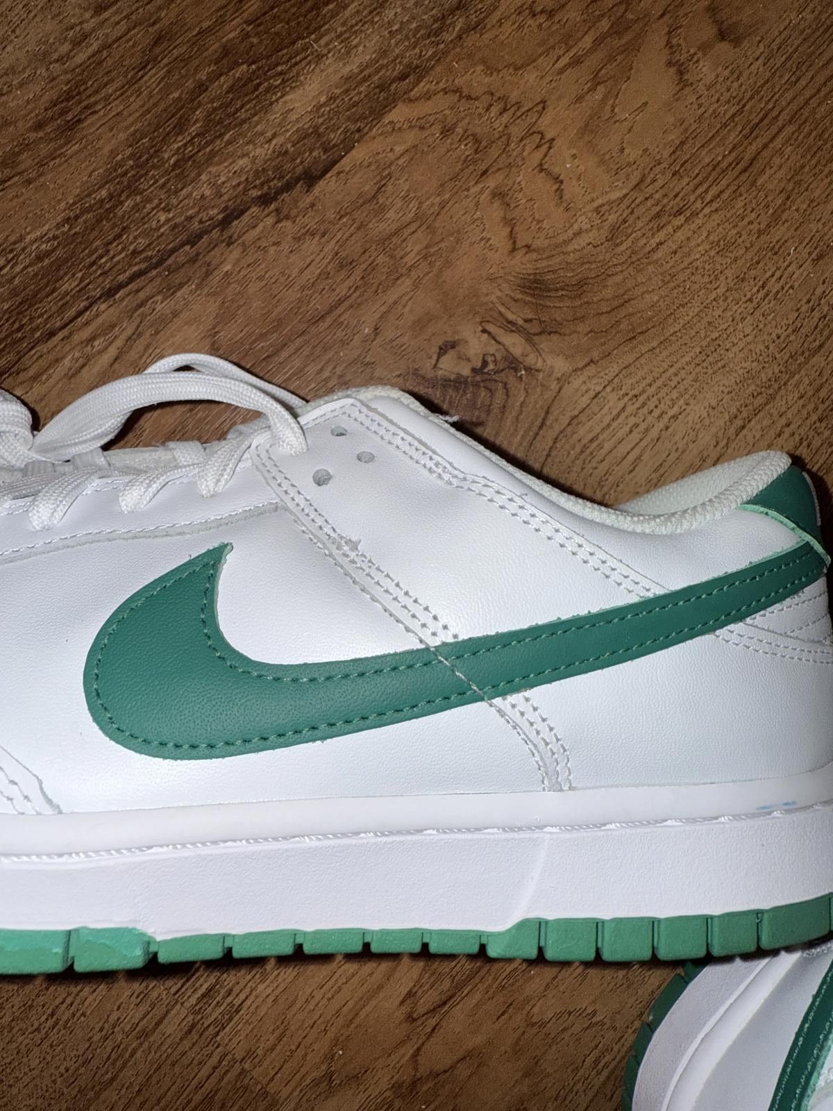 Nike Nike Dunk Low White Green Noise (Women’s) Size US 11.5 / IT 41.5 - 9 Thumbnail