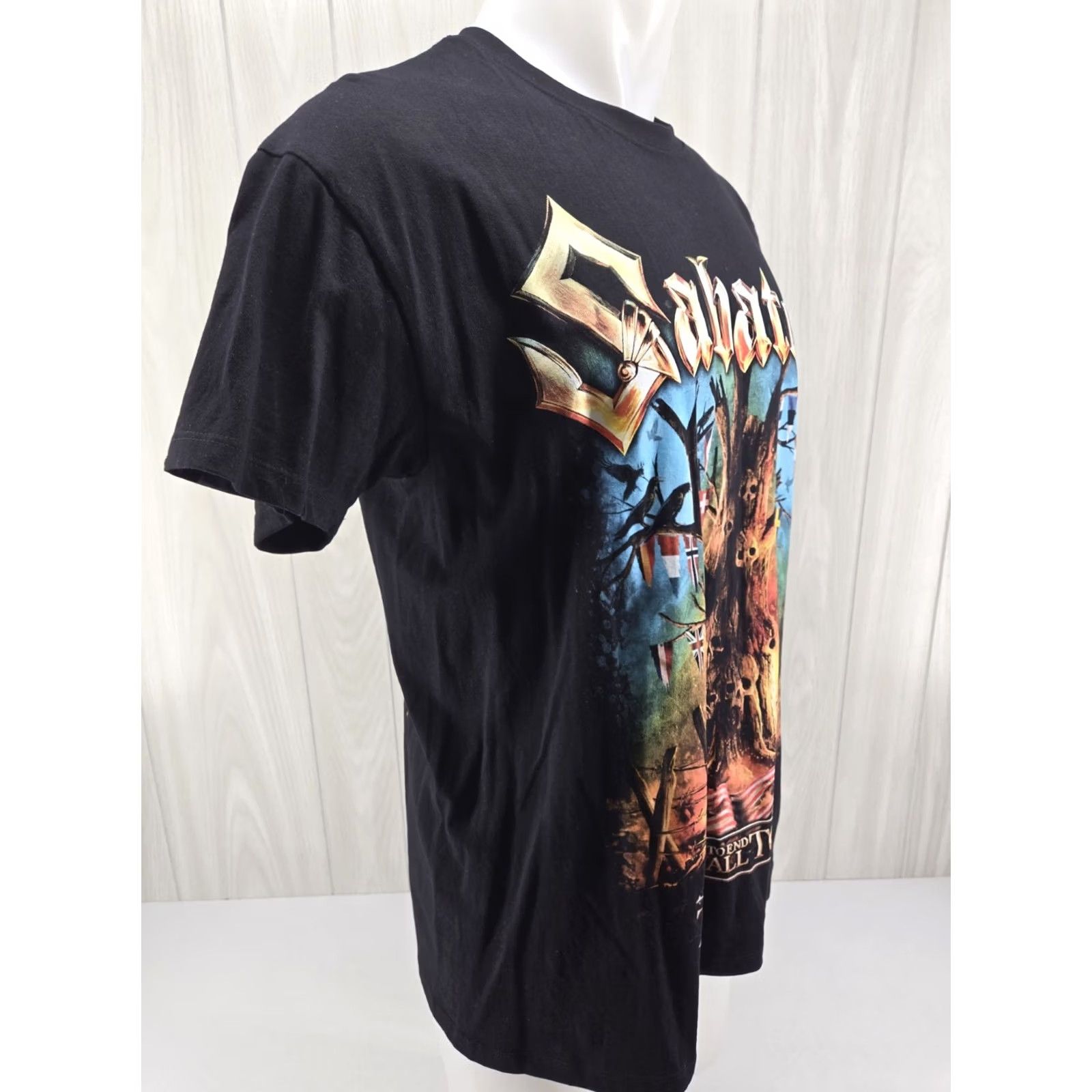 Vintage VINTAGE Sabaton Band Tour 2024 Concert Black T Shirt Men Full Print DBL Large XXL? Size US L / EU 52-54 / 3 - 6 Thumbnail