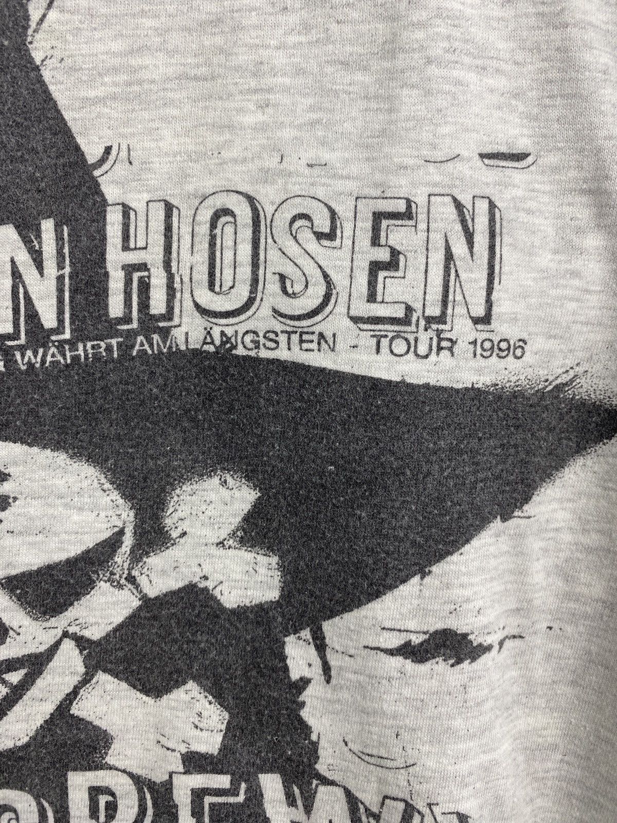 Band Tees Vintage 1996 Die Toten Hosen Roadcrew Punk Rock T-Shirt Y2K Size US XL / EU 56 / 4 - 6 Thumbnail