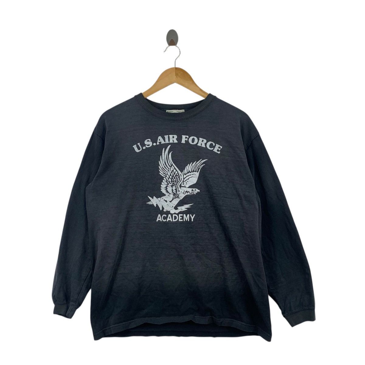 Vintage Vintage HOUSTON USAF ACADEMY Air Force Sun Faded Tee Shirt Size US XL / EU 56 / 4 - 3 Thumbnail