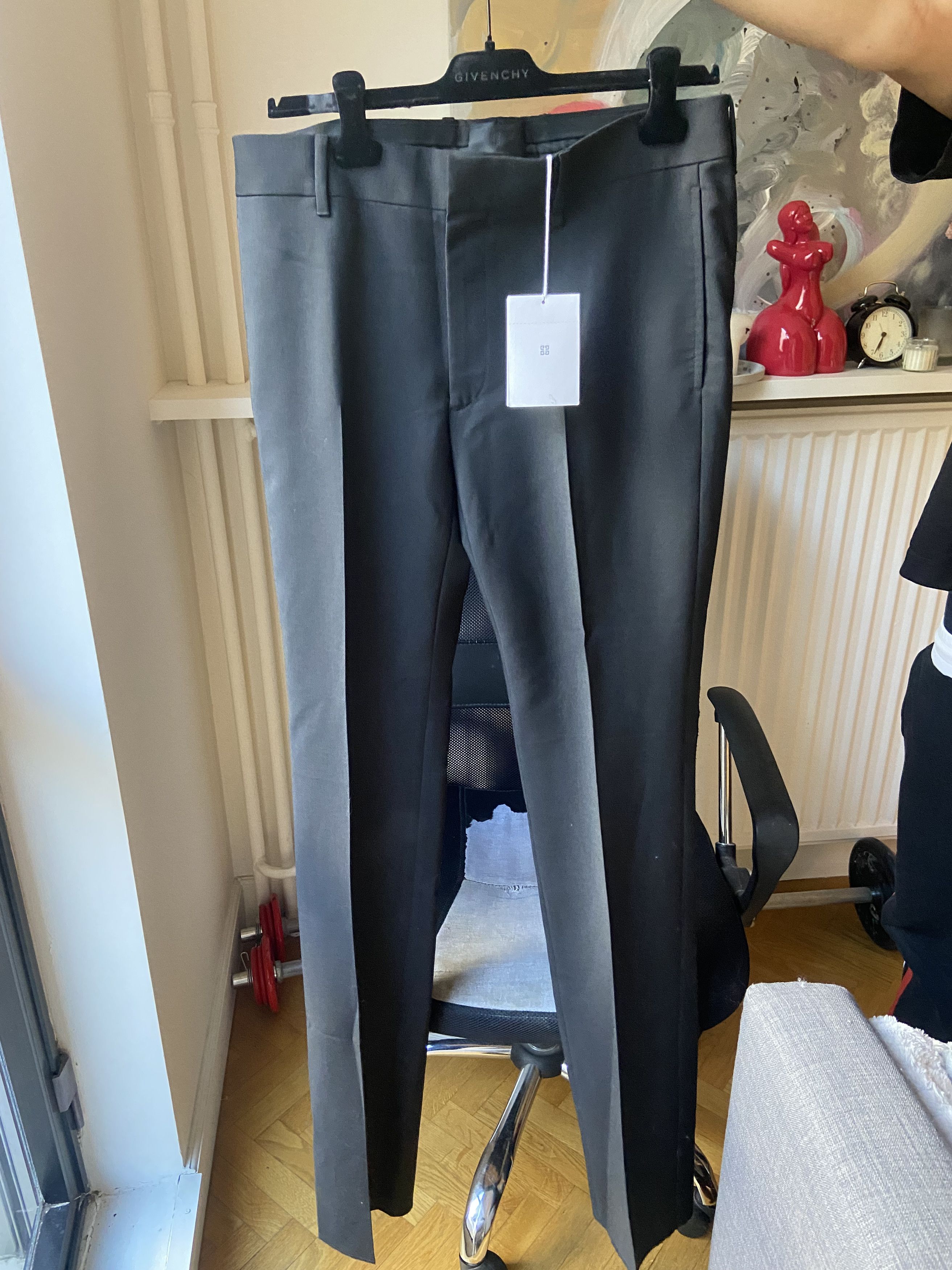 Givenchy Givenchy Black Classic-Fit Trousers Size US 34 / EU 50 - 3 Thumbnail