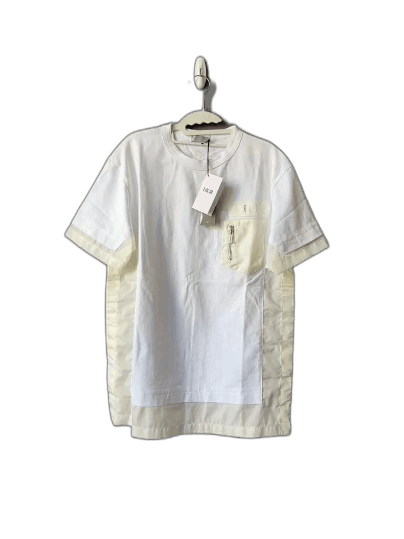 Dior x sacai White Short Sleeve Shirt