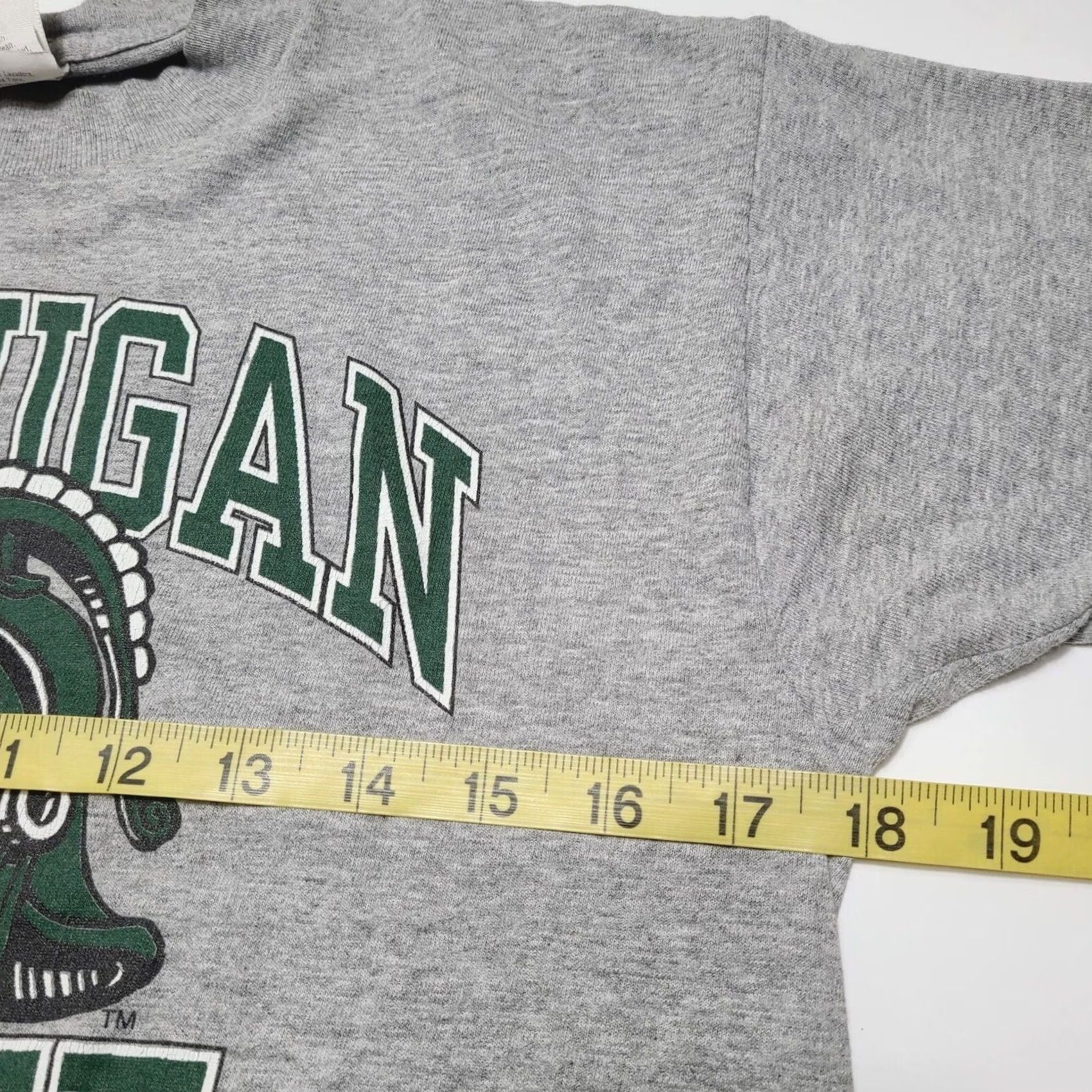 Vintage VINTAGE Michigan State Spartans Signal Sports T-Shirt USA Men’s Small 90s Shirt Mens S Gray Short Sleeve Cotton 90s Theme Size US S / EU 44-46 / 1 - 5 Thumbnail