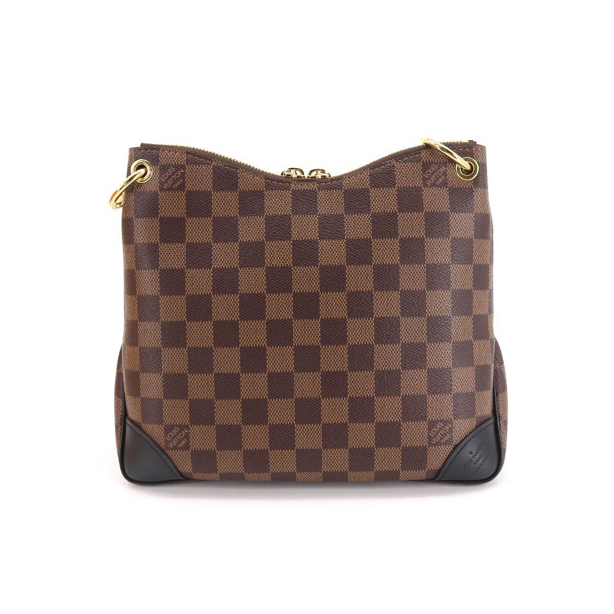Louis Vuitton Damier Odeon NM PM Shoulder Bag Ebene Gold Hardware