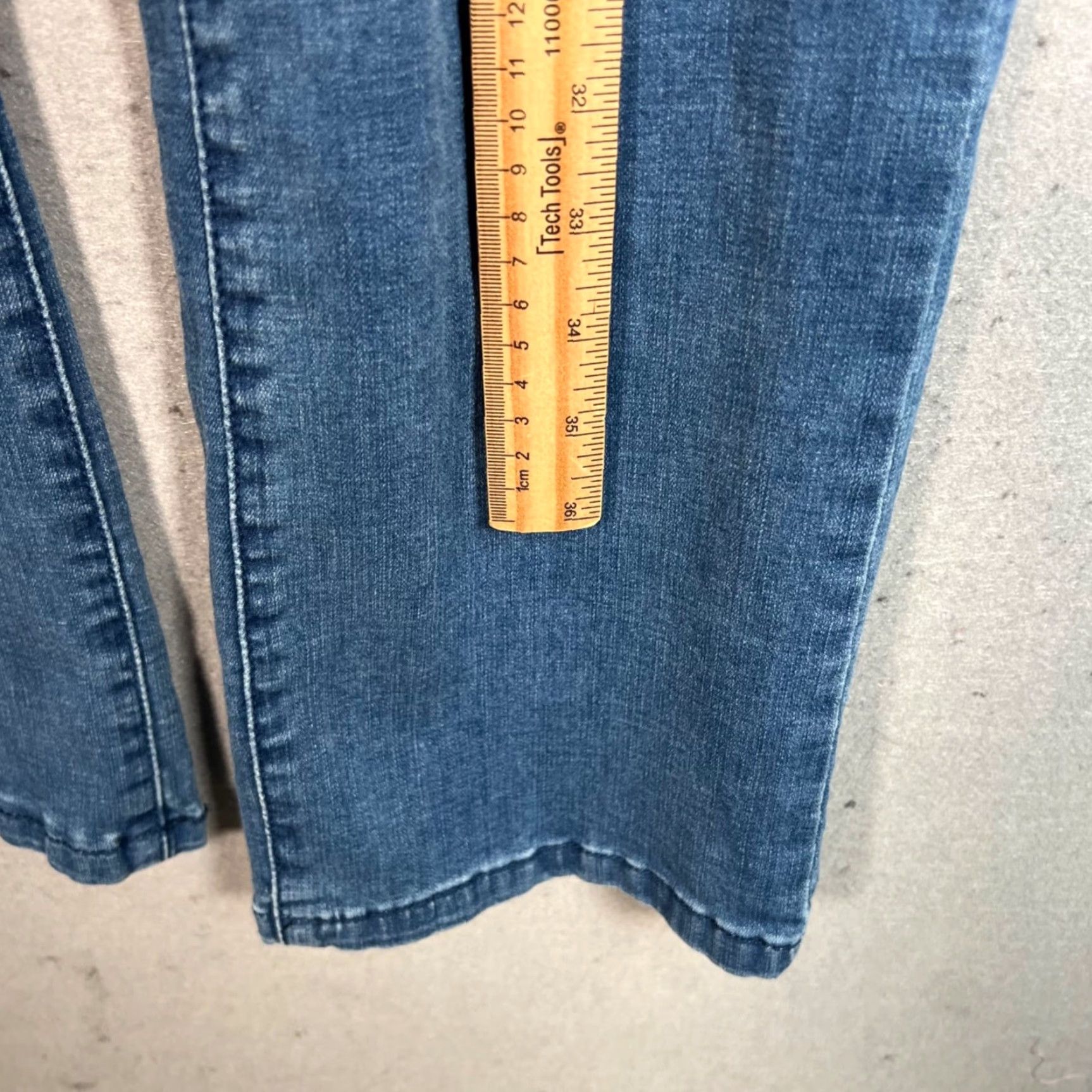 I.AM.GIA I.AM.GIA Jeans Womens XXS High-Waisted Straight-Leg Blue Denim Jeans Size 24" / US 00 / IT 34 - 6 Thumbnail